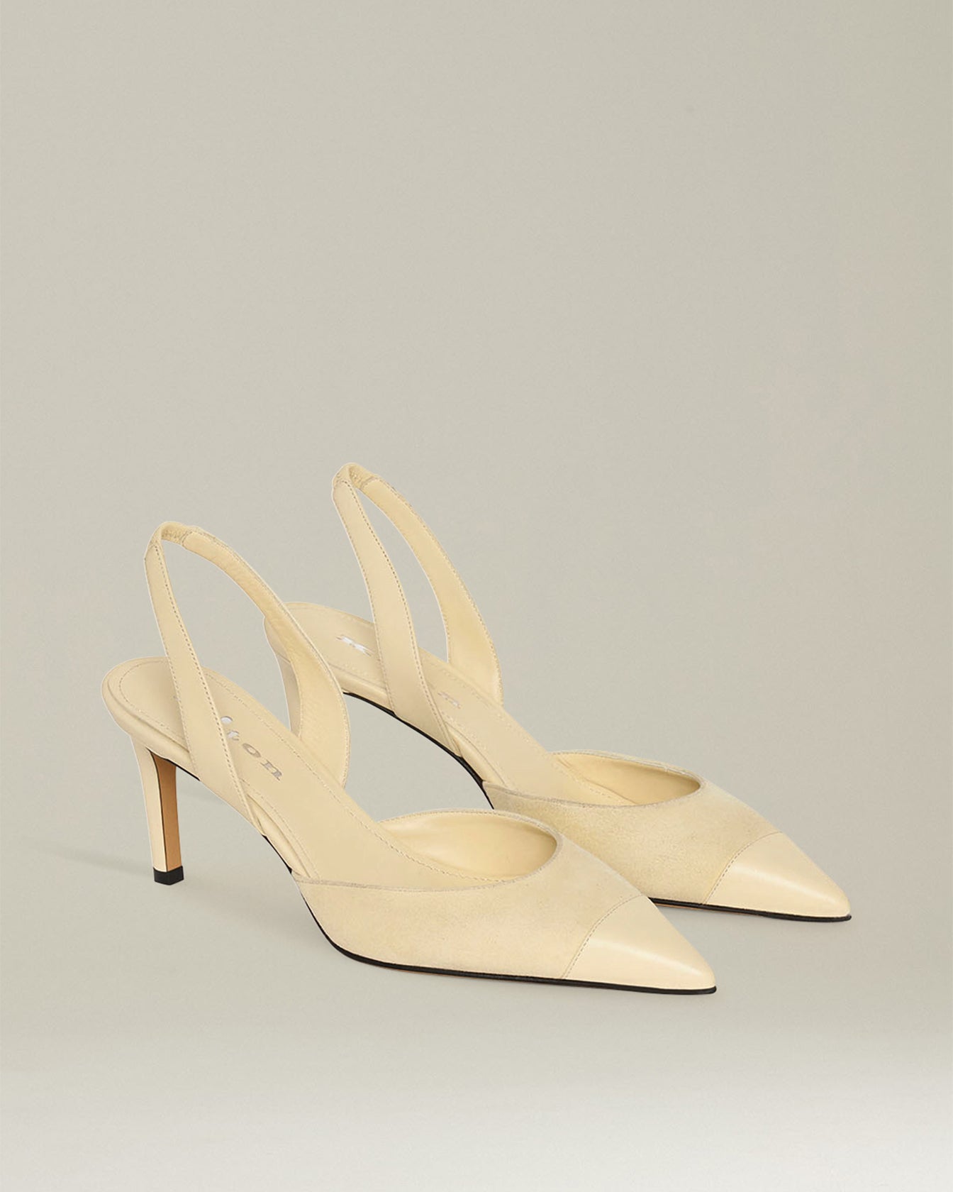 SUEDE SLINGBACK PUMPS