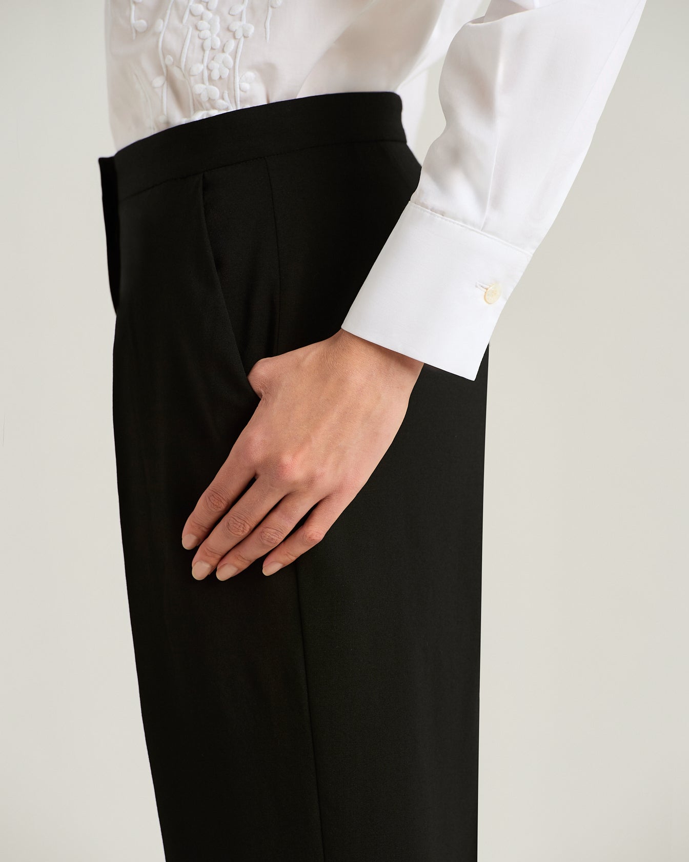 TAILORED WOOL TROUSERS