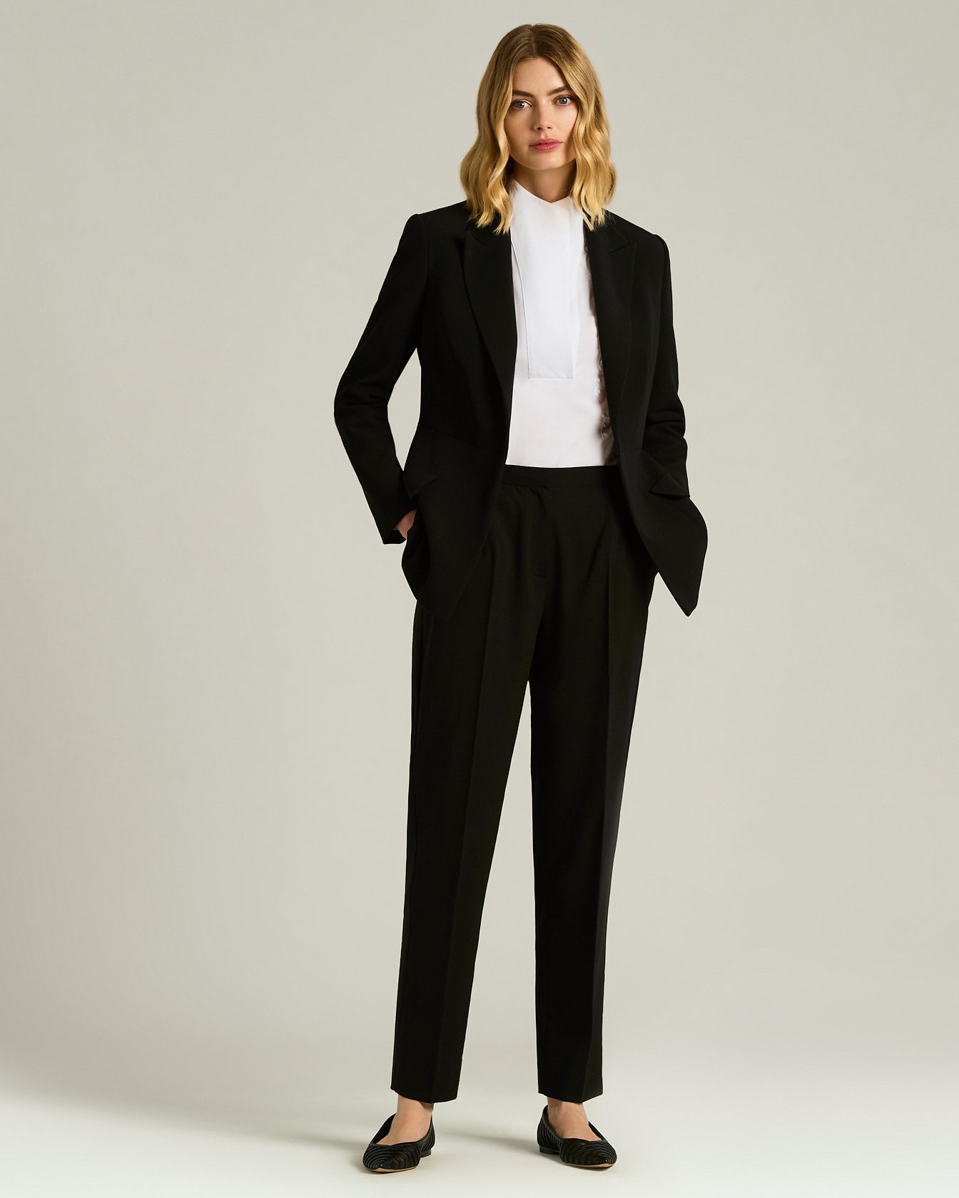 TAILORED WOOL TROUSERS