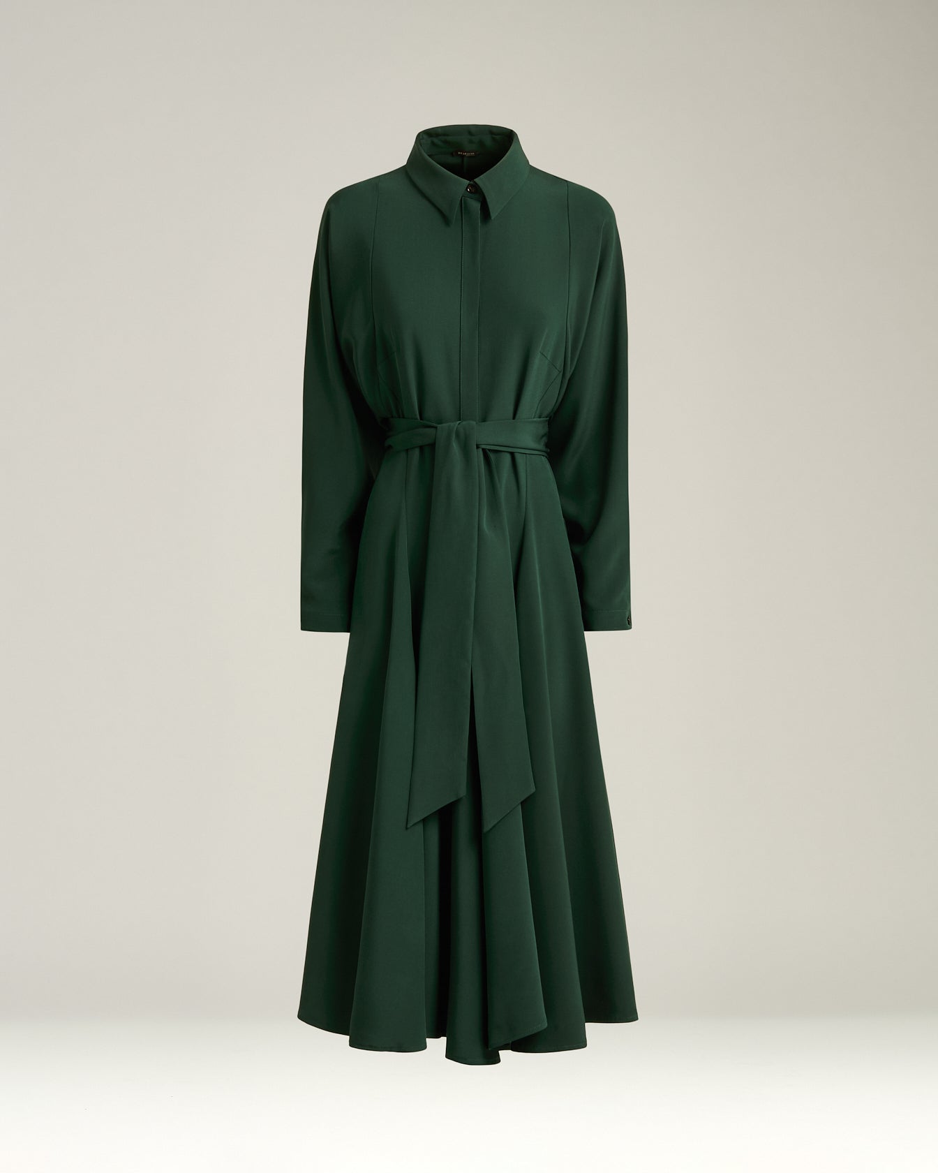SILK SHIRT DRESS