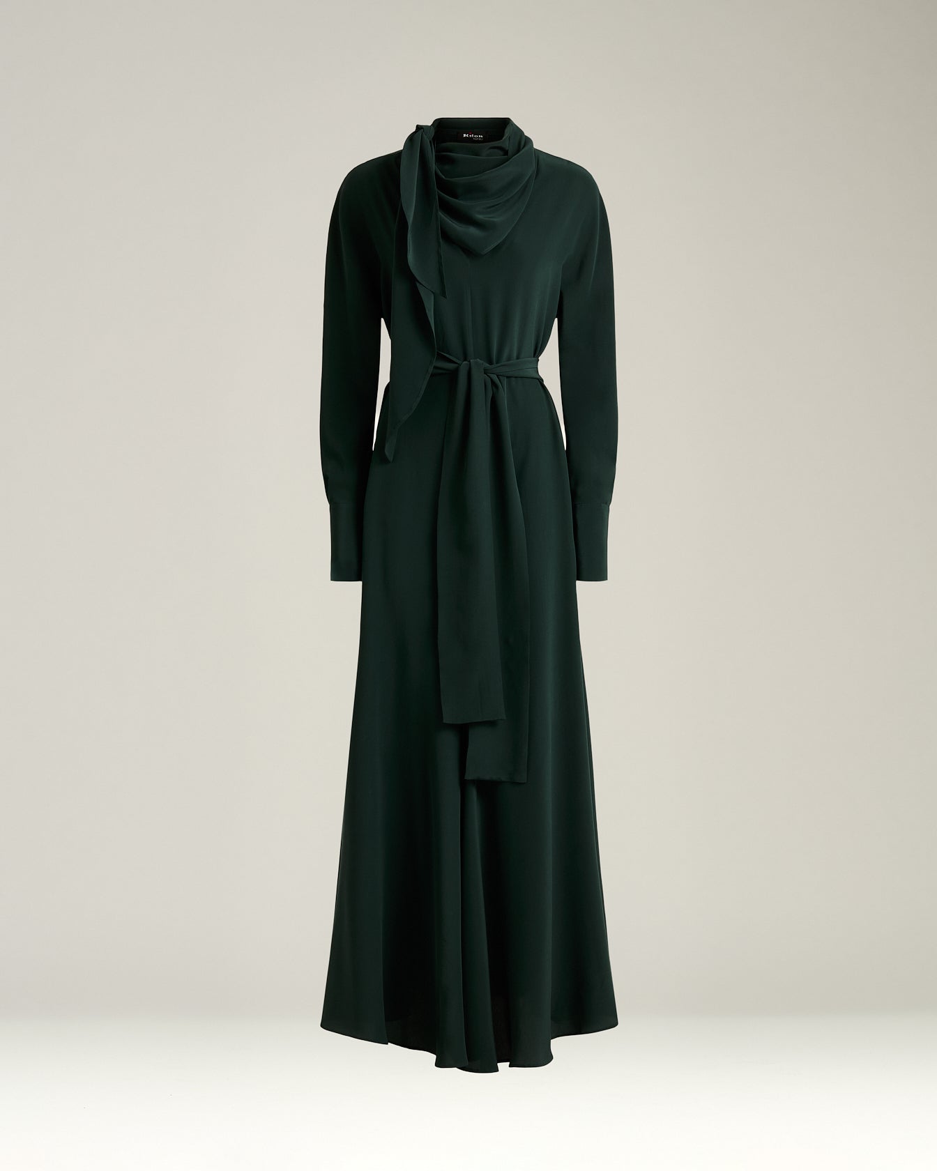 LONG SILK DRESS