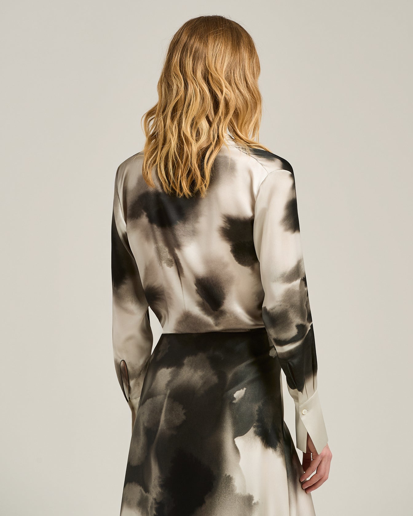 SOFT COLLAR SILK SHIRT