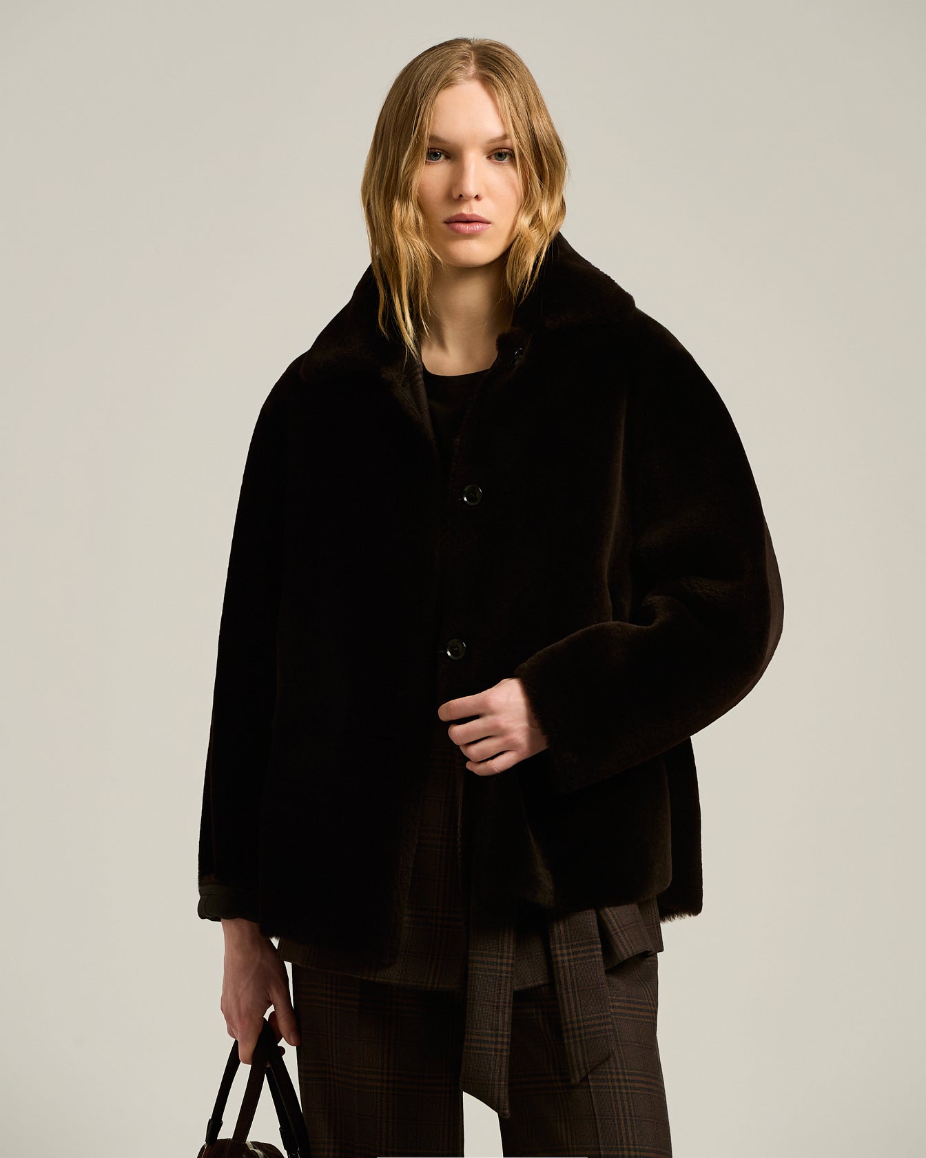 REVERSIBLE SHEARLING JACKET