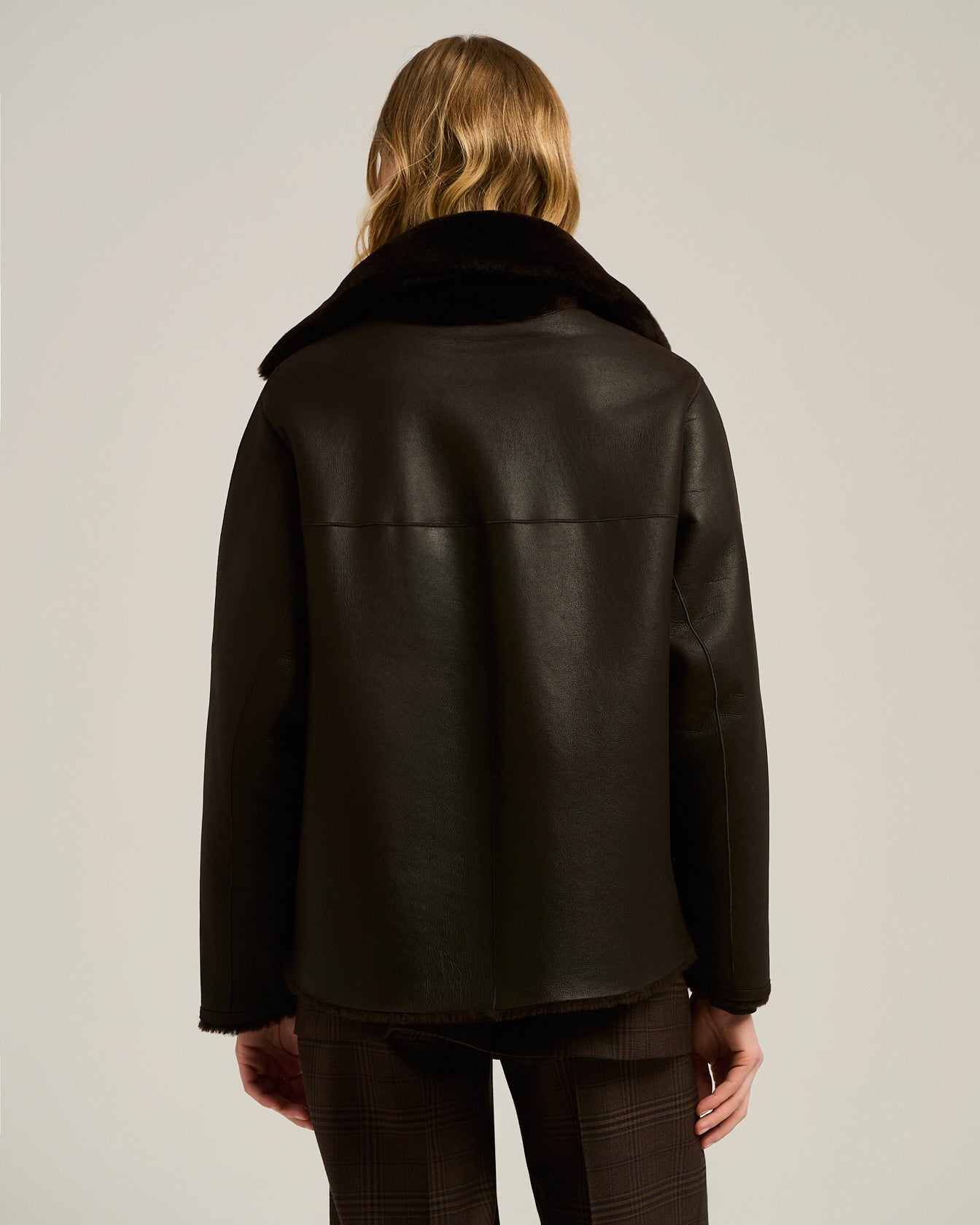 REVERSIBLE SHEARLING JACKET