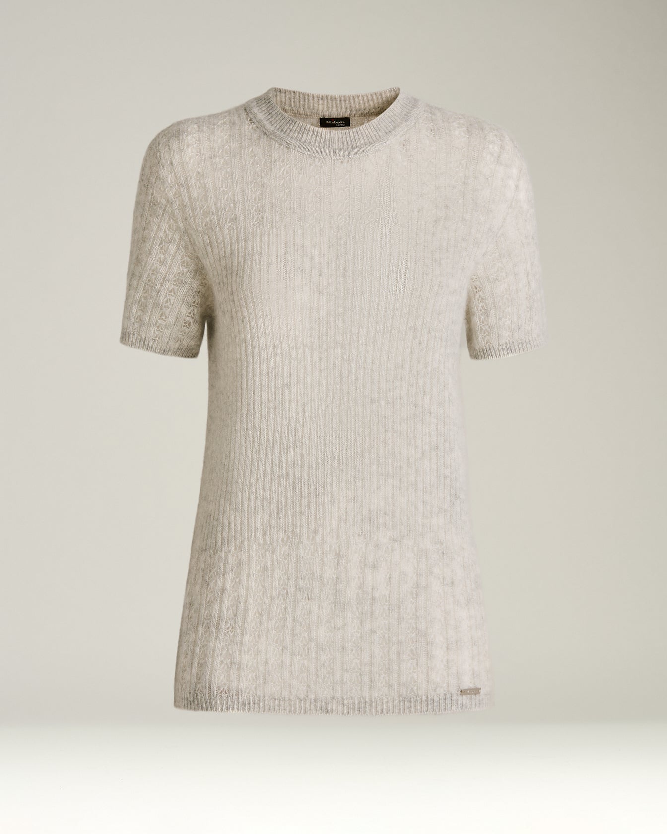 CASHMERE AND SILK OPENWORK SWEATER