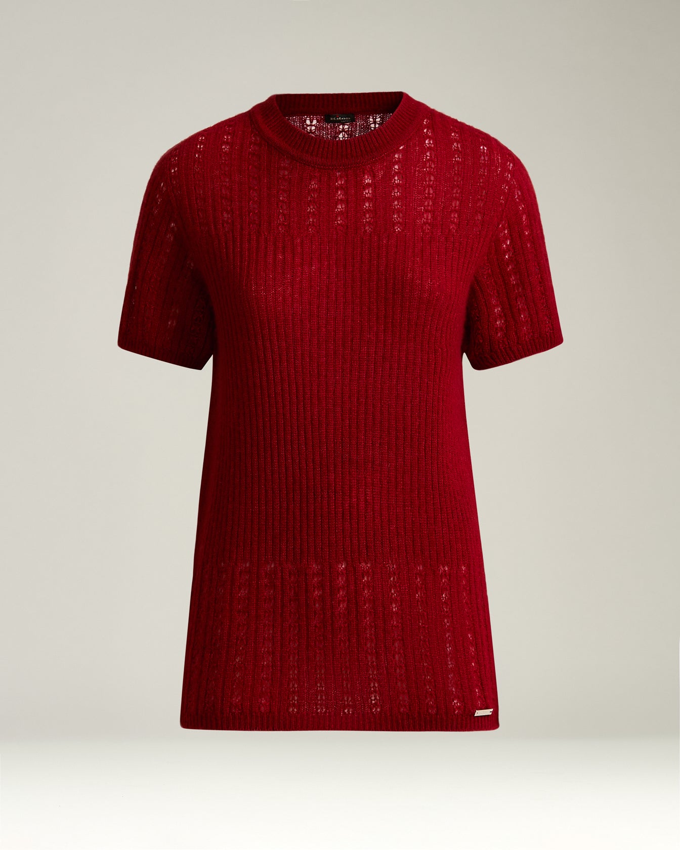 CASHMERE AND SILK OPENWORK SWEATER