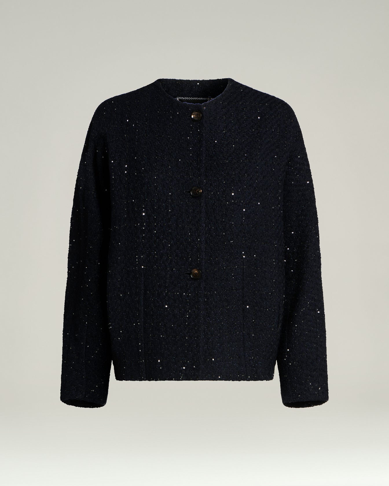 TAILORED WOOL AND SILK JACKET