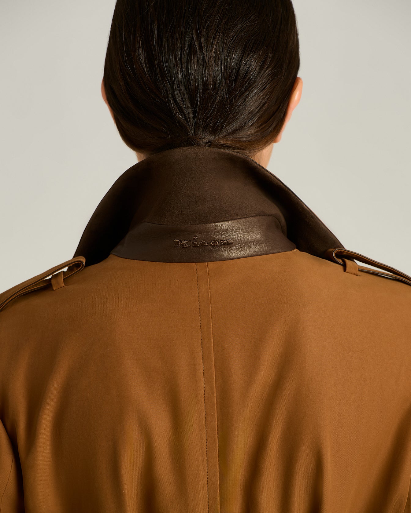 TAILORED COTTON TRENCH COAT