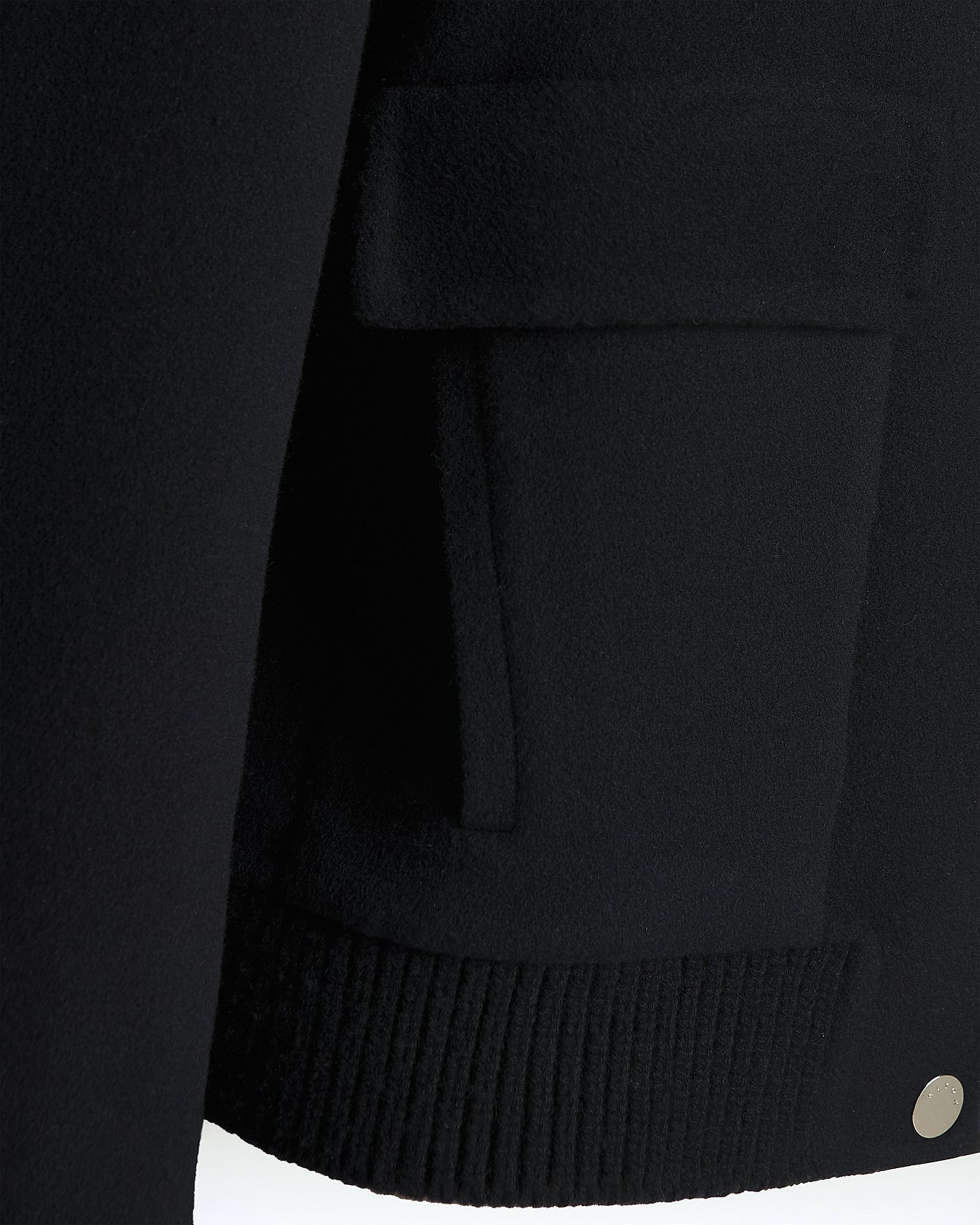 PURE CASHMERE BOMBER JACKET WITH PATCH POCKETS