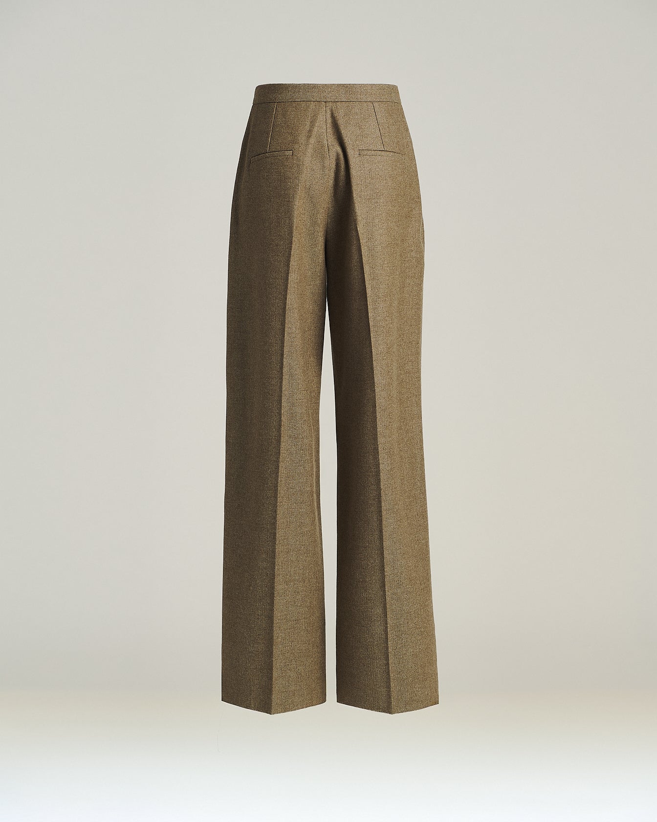 TAILORED WOOL AND CASHMERE TROUSERS