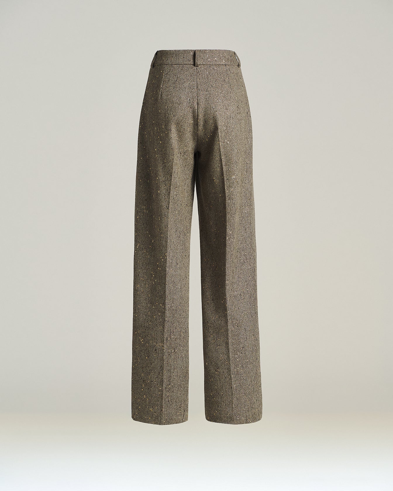 TAILORED WOOL BOUCLÉ BLEND TROUSERS