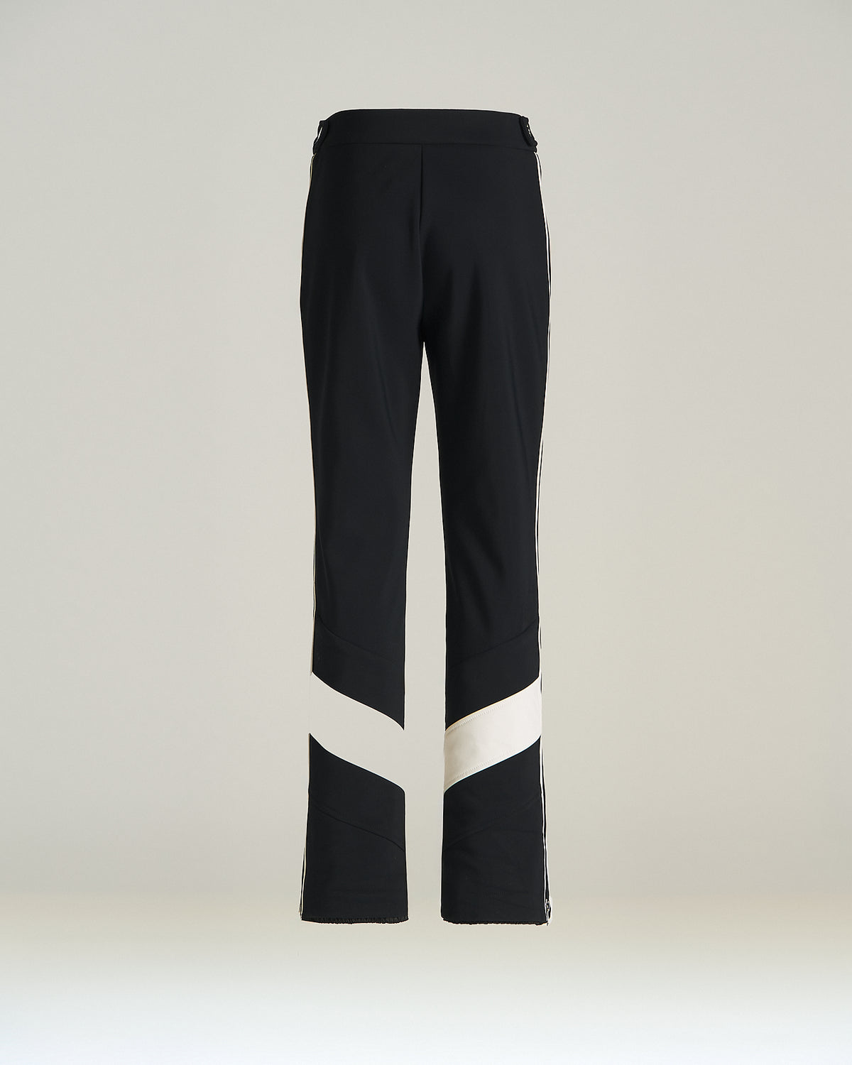 BEIGE/BROWN/BLACK SKI PANTS WITH CONTRAST INSERTS 2