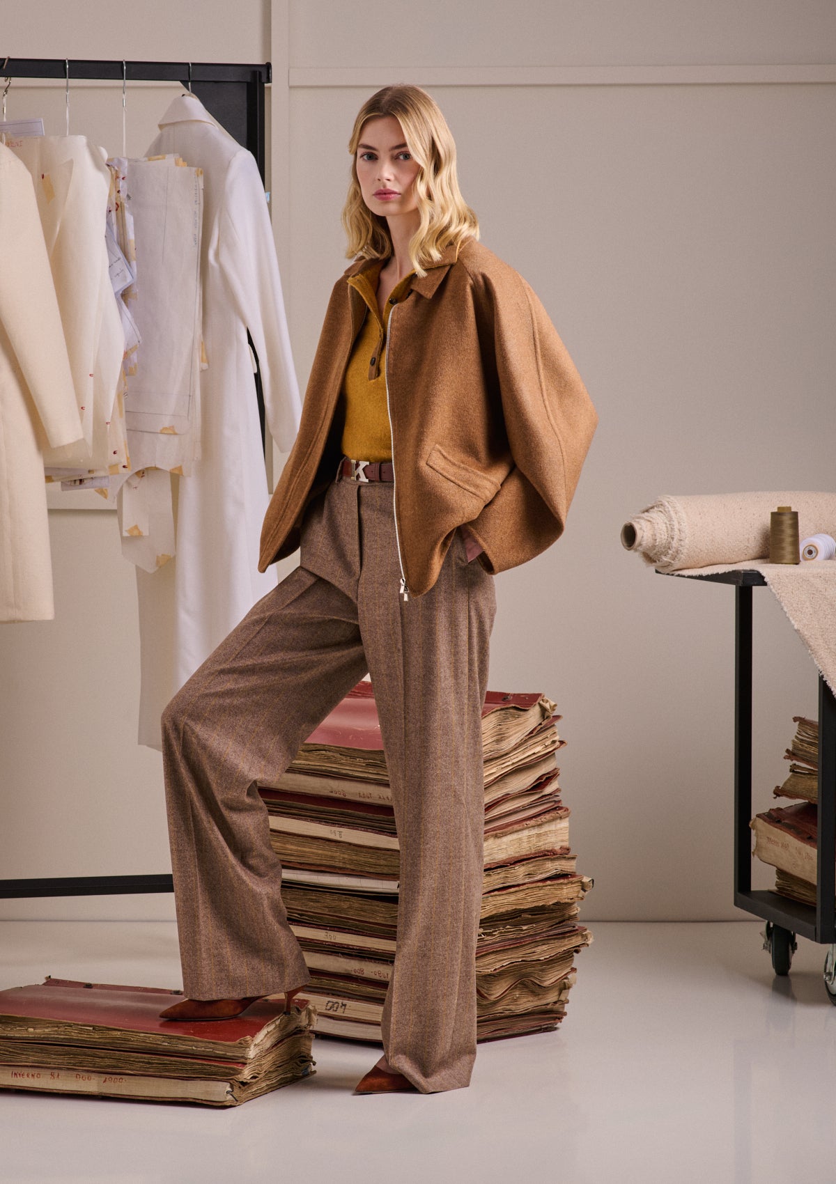 WOOL AND CASHMERE OUTERWEAR JACKET