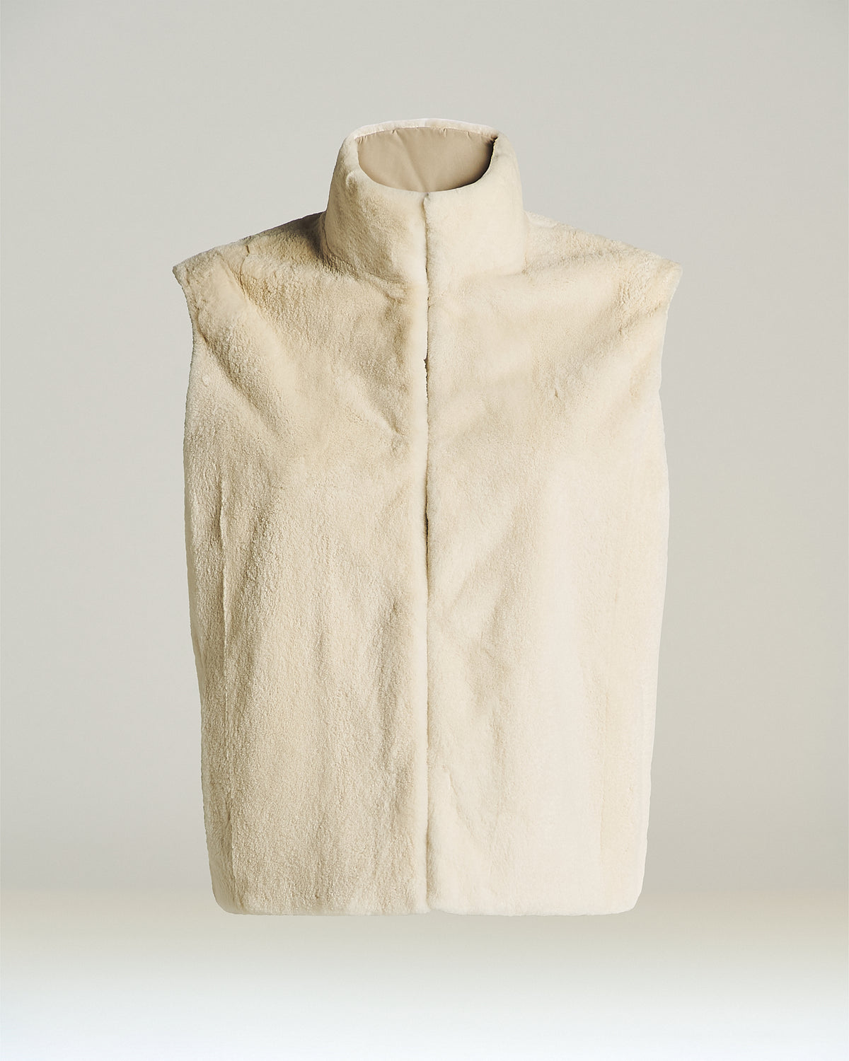 CASHMERE JACKET WITH MINK FUR TRIM 4