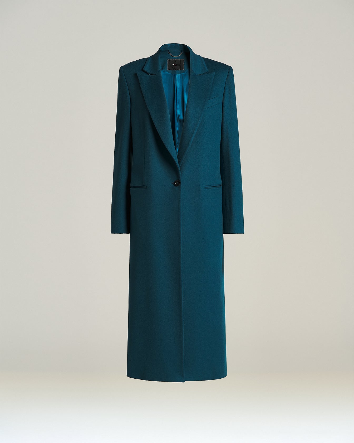 PURE CASHMERE SINGLE-BREASTED COAT