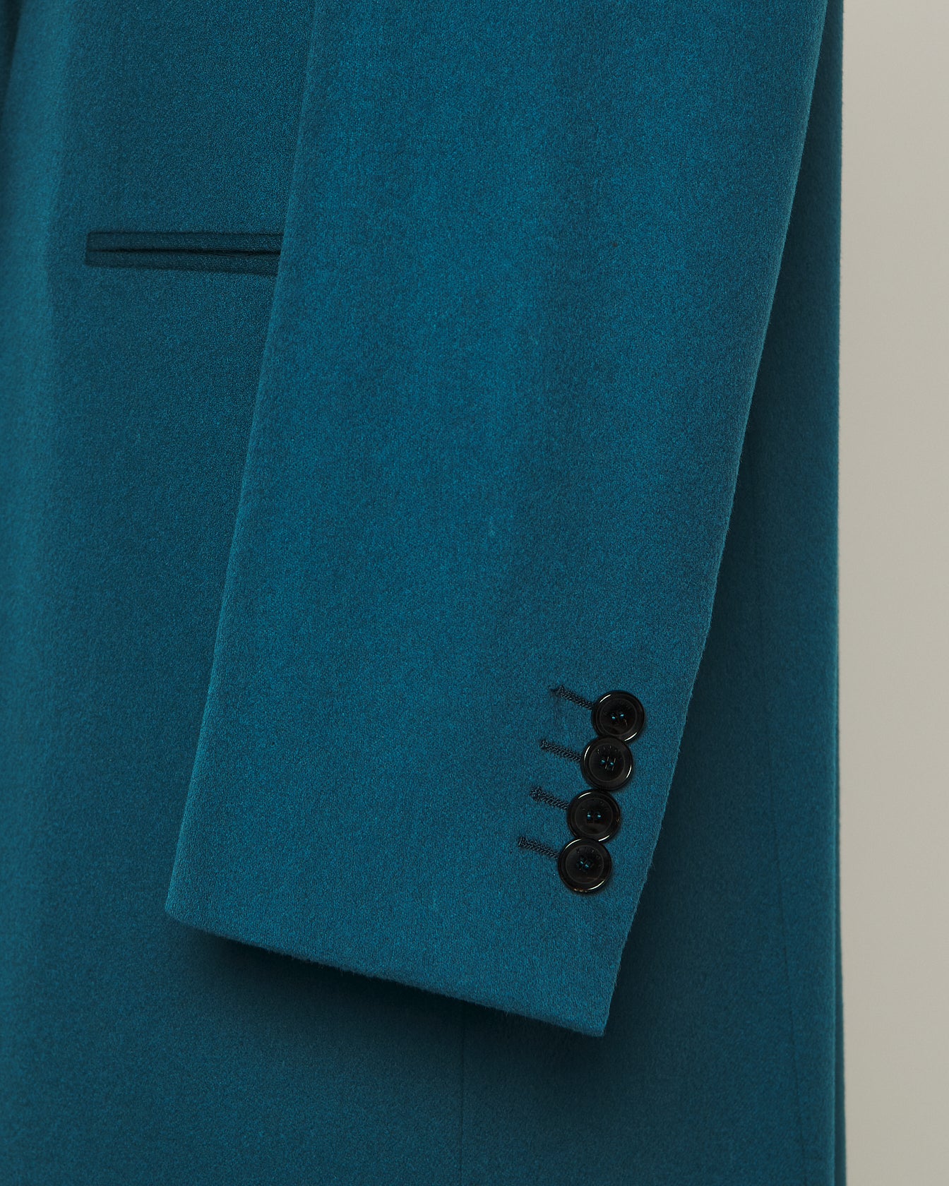 PURE CASHMERE SINGLE-BREASTED COAT