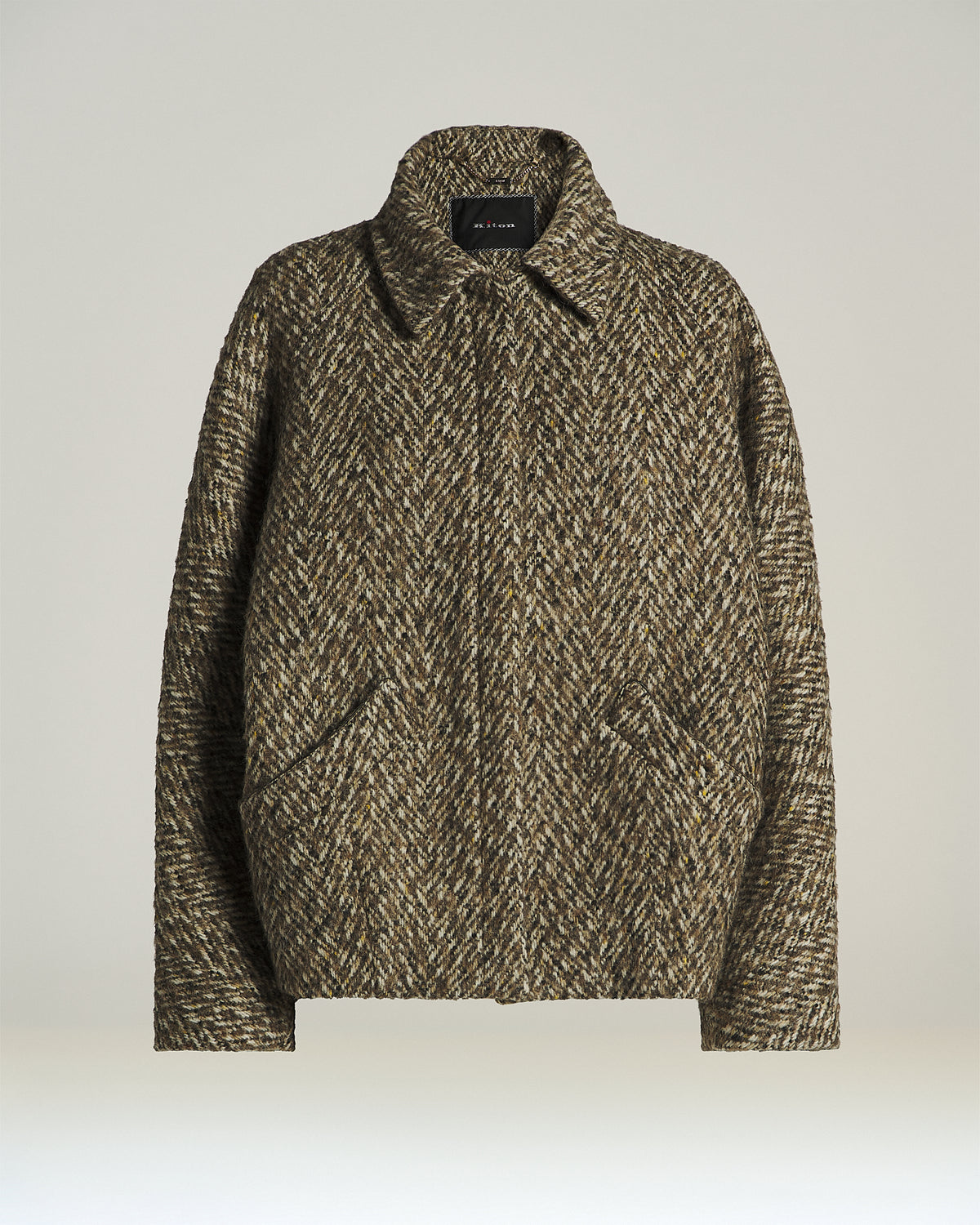 BEIGE VIRGIN WOOL COAT 1