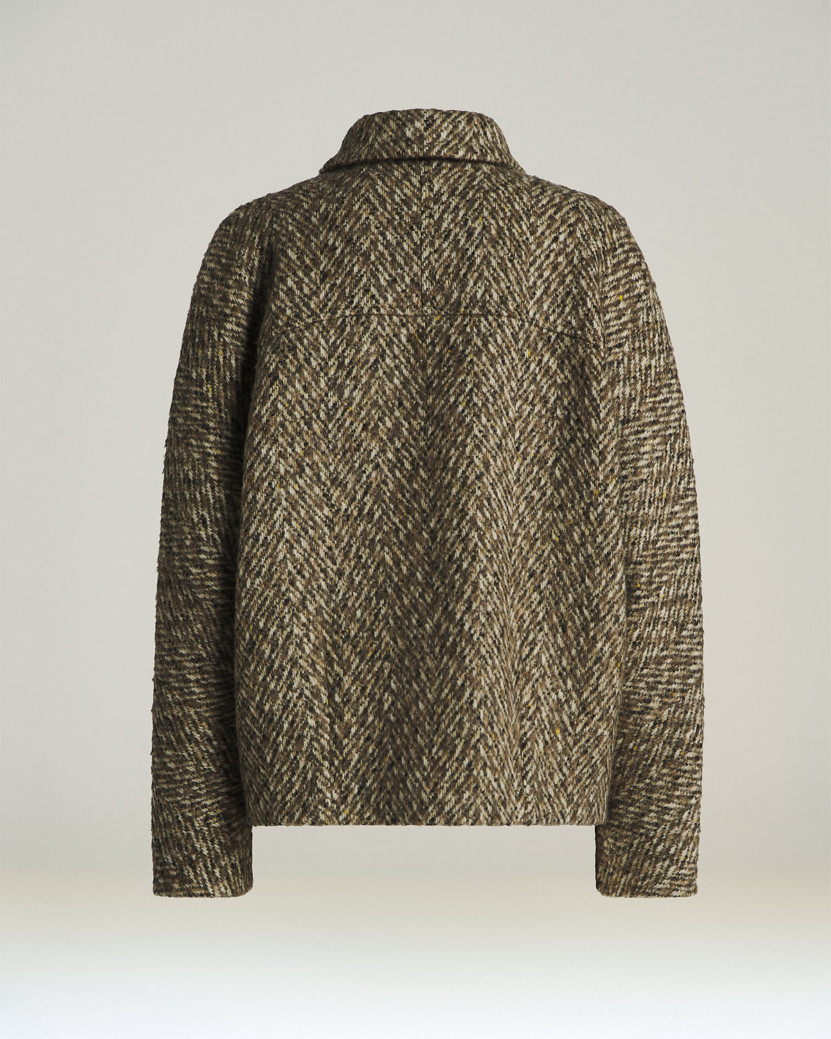 BEIGE VIRGIN WOOL COAT 2