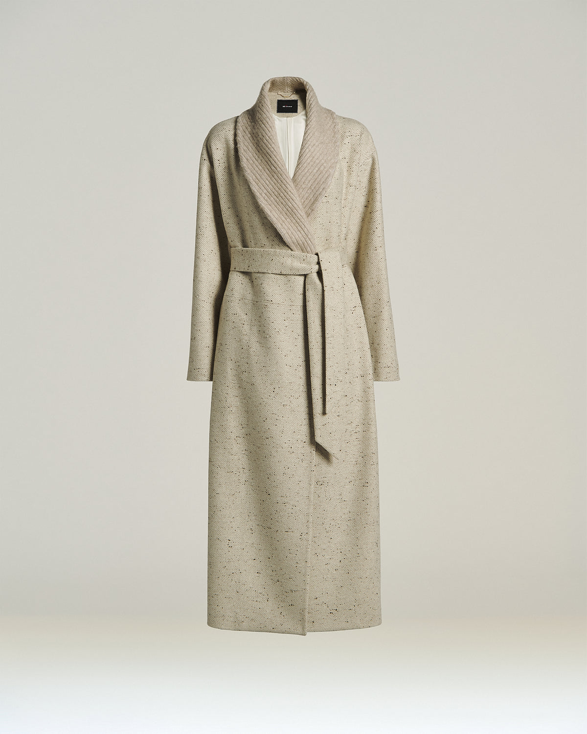 CREAM WHITE CASHMERE COAT 1