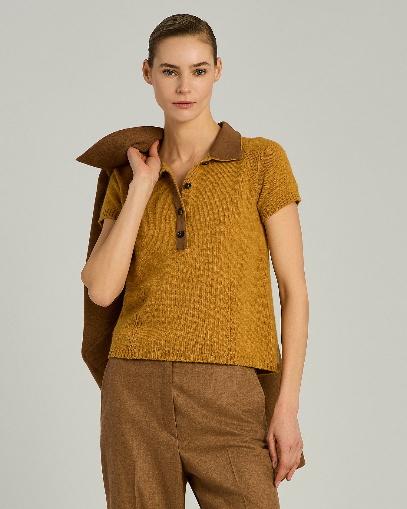 WOOL AND CASHMERE OUTERWEAR JACKET