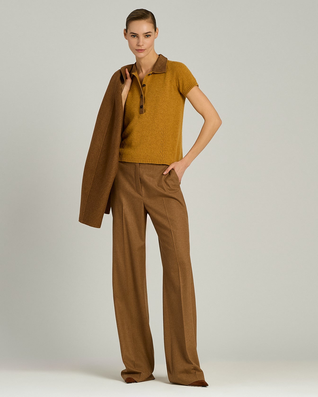 WOOL AND CASHMERE OUTERWEAR JACKET