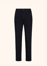Kiton blue jns trousers for woman, in cotton 1