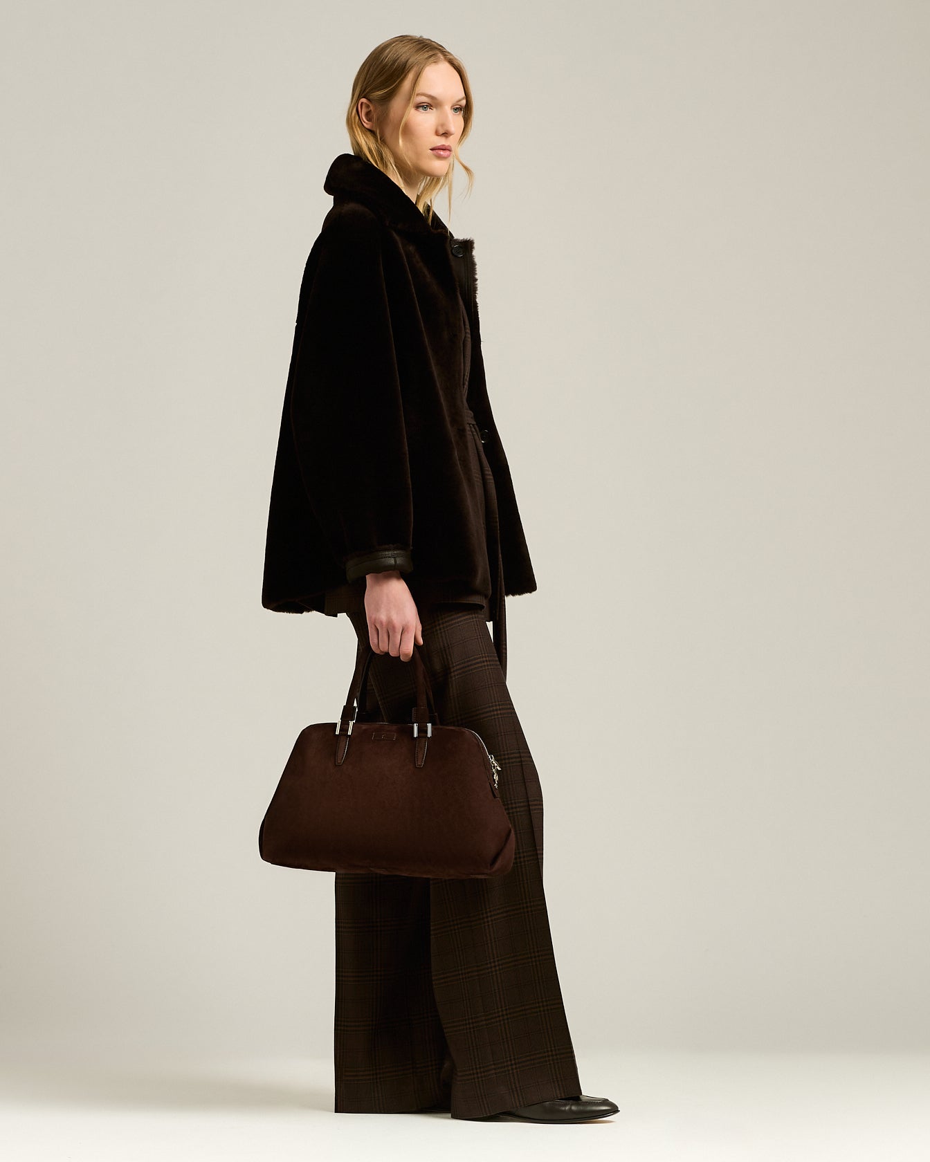 KAYLY SUEDE HANDBAG