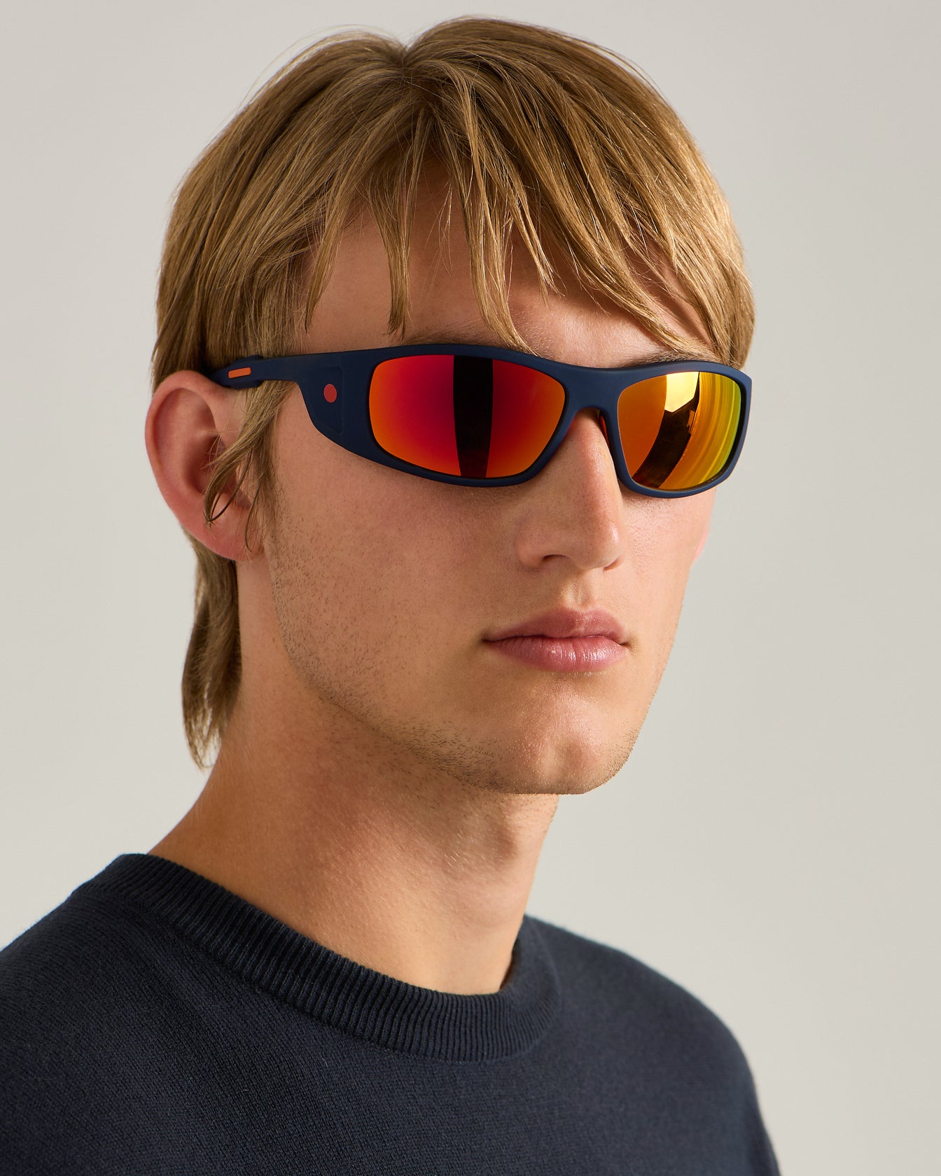 Polarized Sunglasses Blue Acetate 4