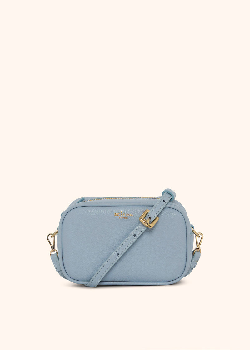 Kiton sky blue bag for woman, in calfskin 1