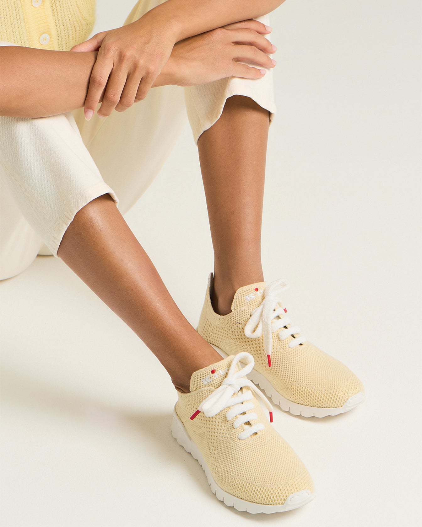 FIT CASHMERE KNIT SNEAKERS