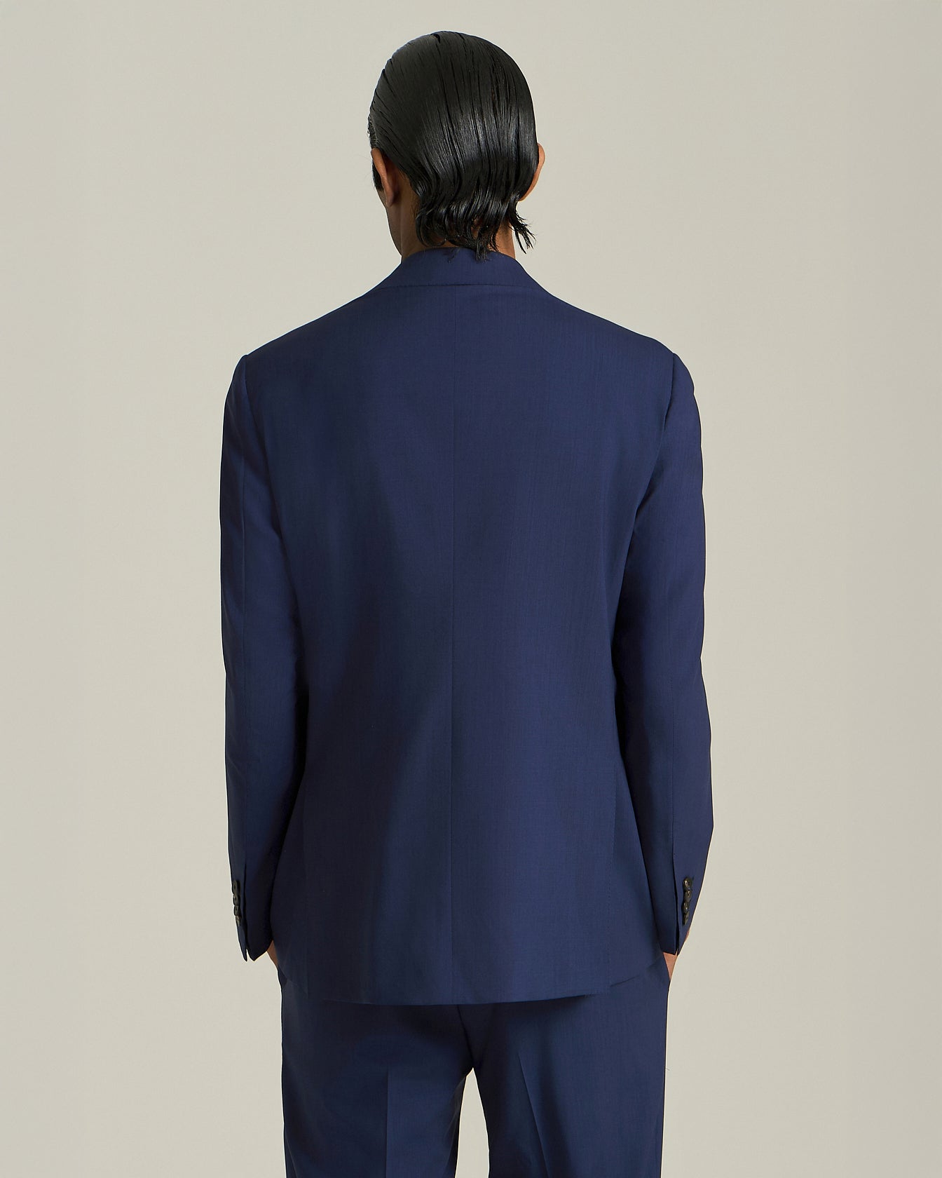 KNT DOUBLE-BREASTED WOOL SUIT