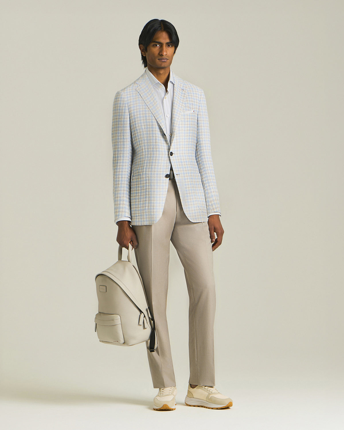 TIMELESS COTTON BLEND TROUSERS