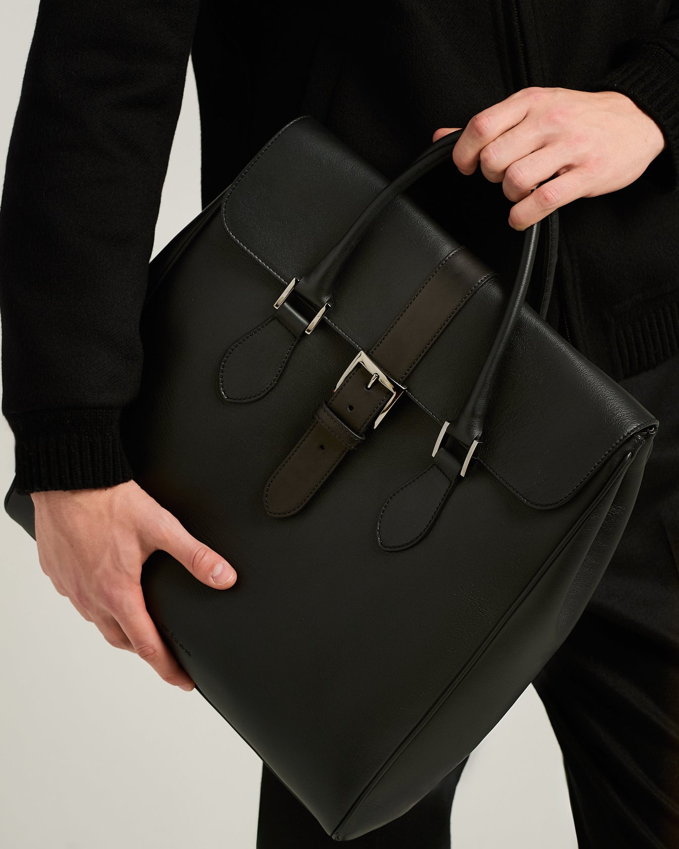 CALFSKIN SHOPPING BAG