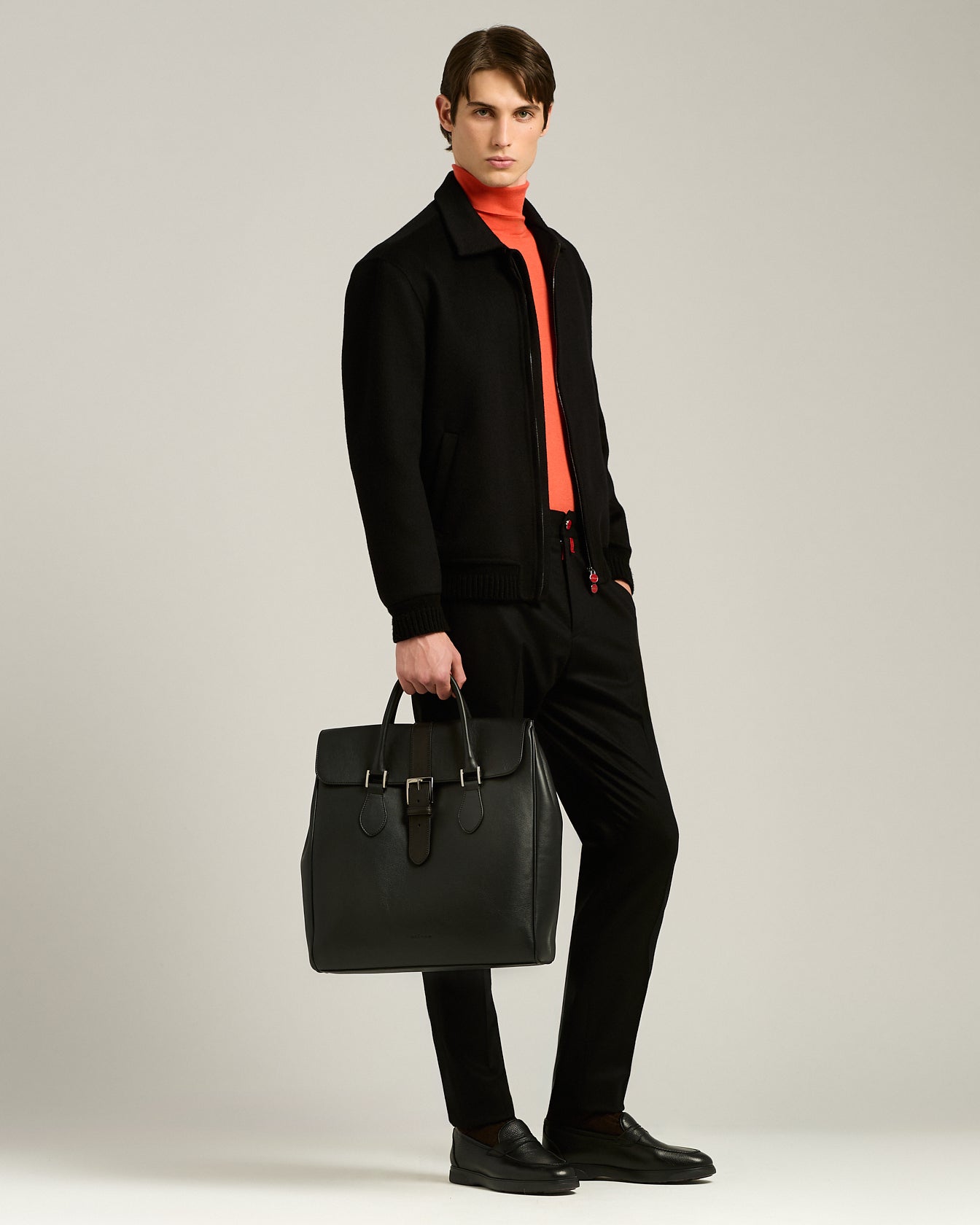 CALFSKIN SHOPPING BAG