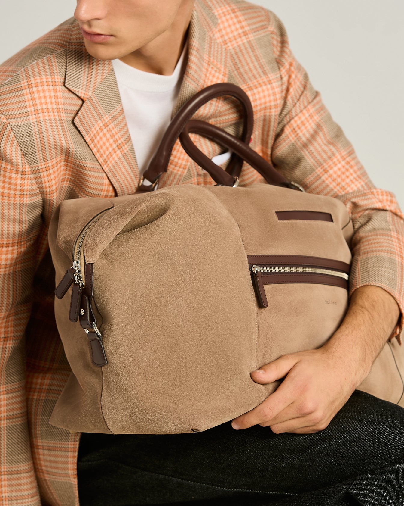 SUEDE WEEKEND HOLDALL