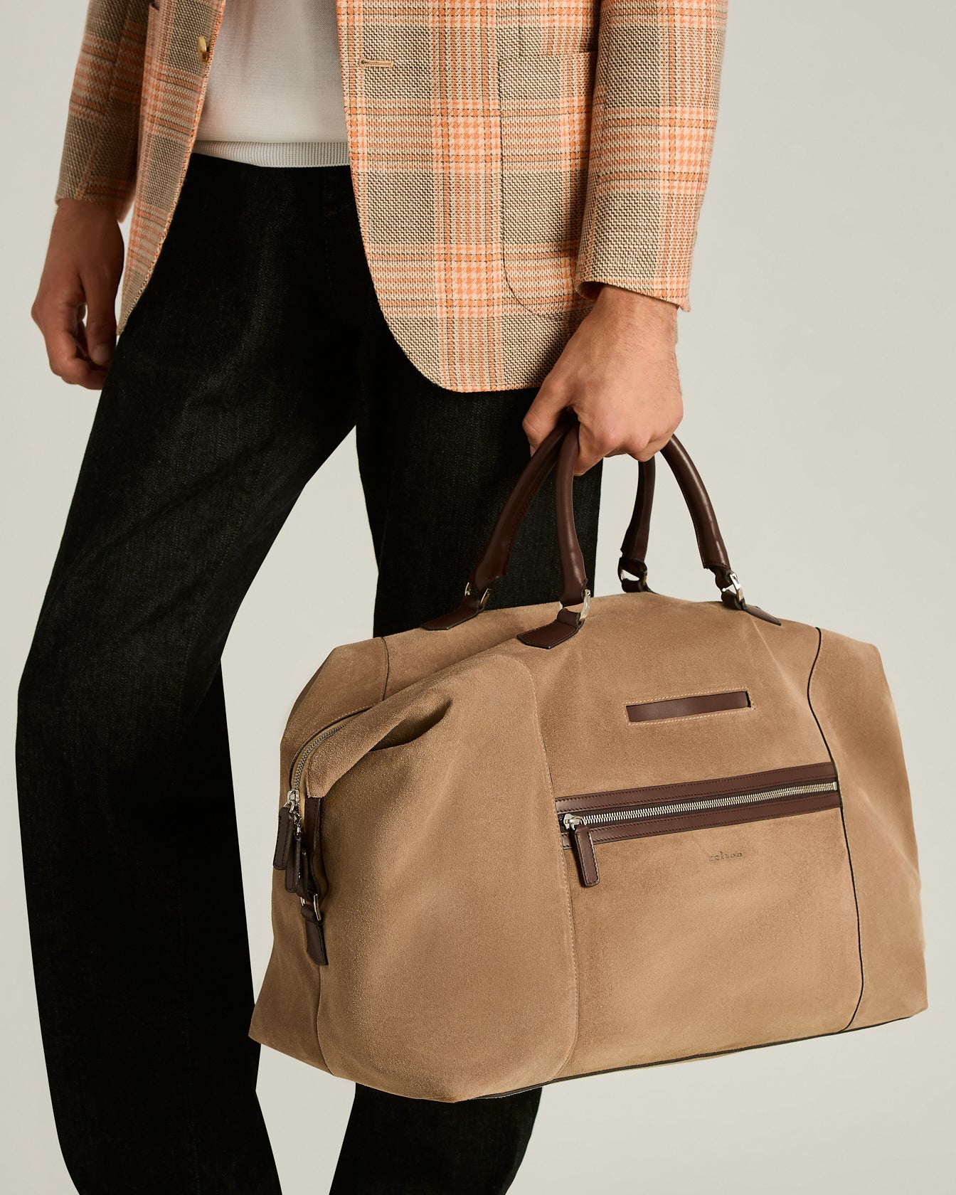 SUEDE WEEKEND HOLDALL