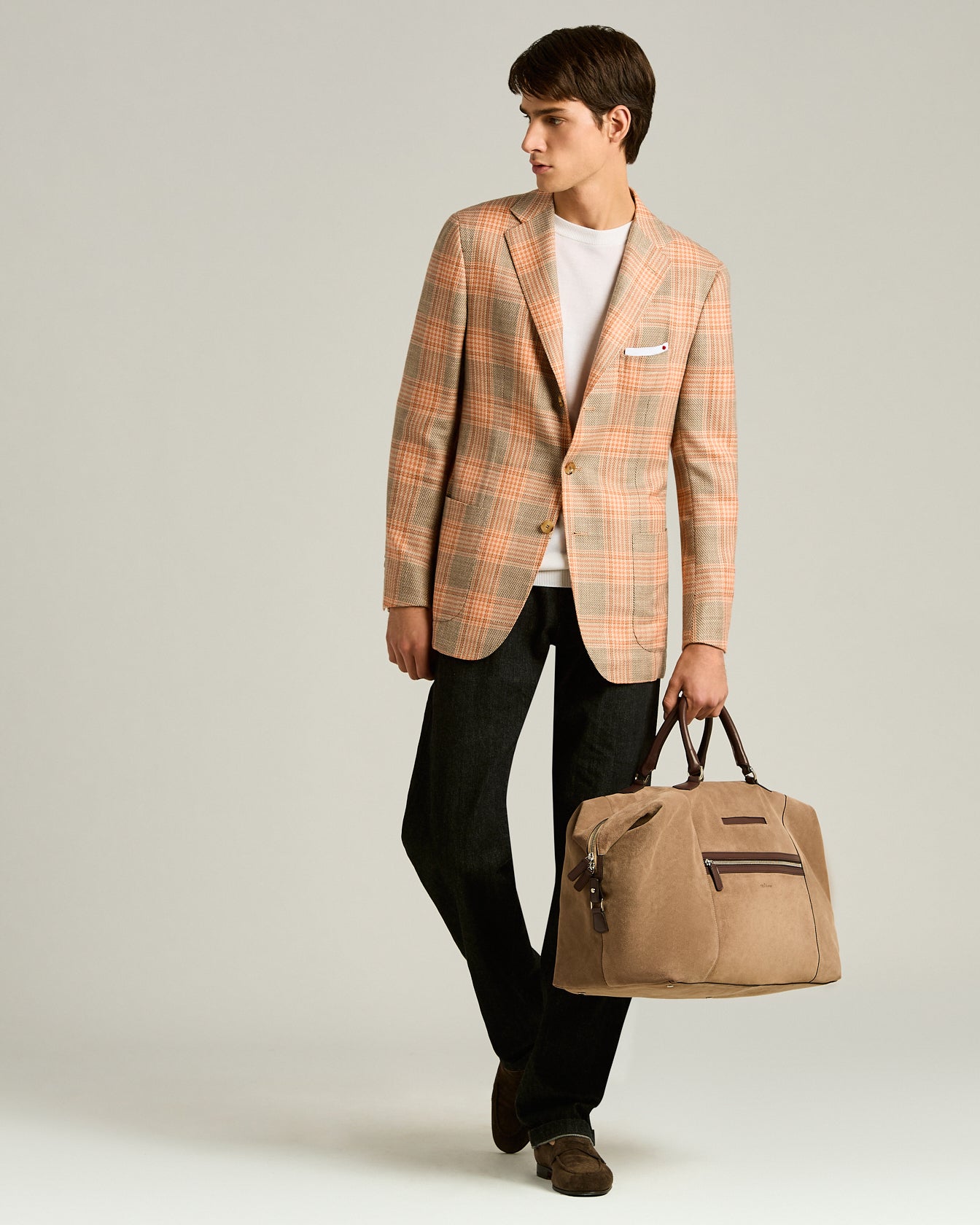 SUEDE WEEKEND HOLDALL