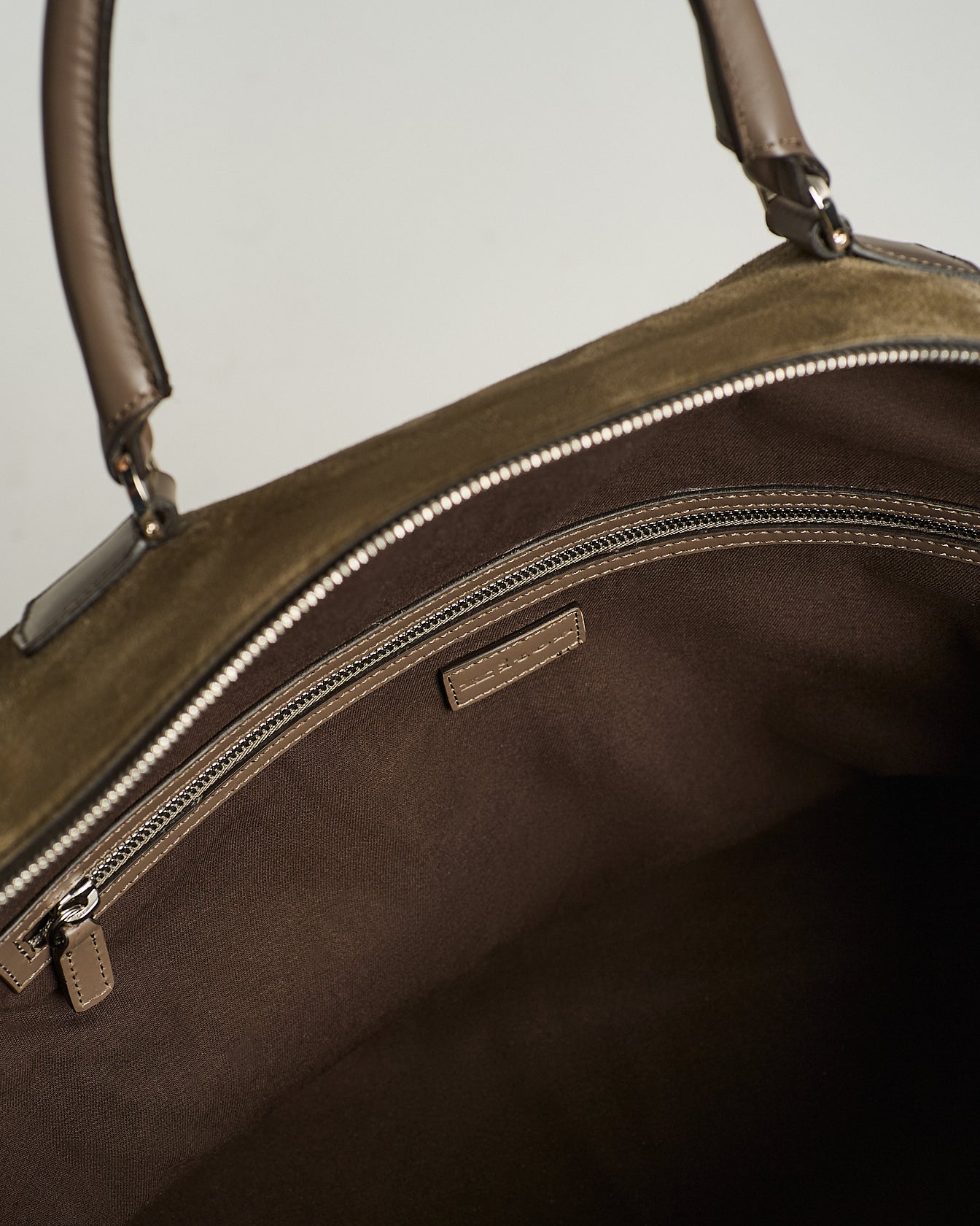 WEEKENDER BAG IN SUEDE CALFSKIN