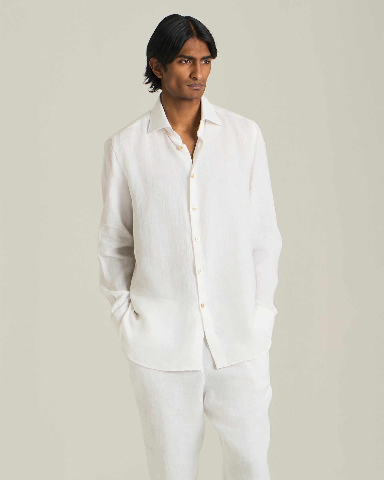 ESSENTIAL LINEN SHIRT