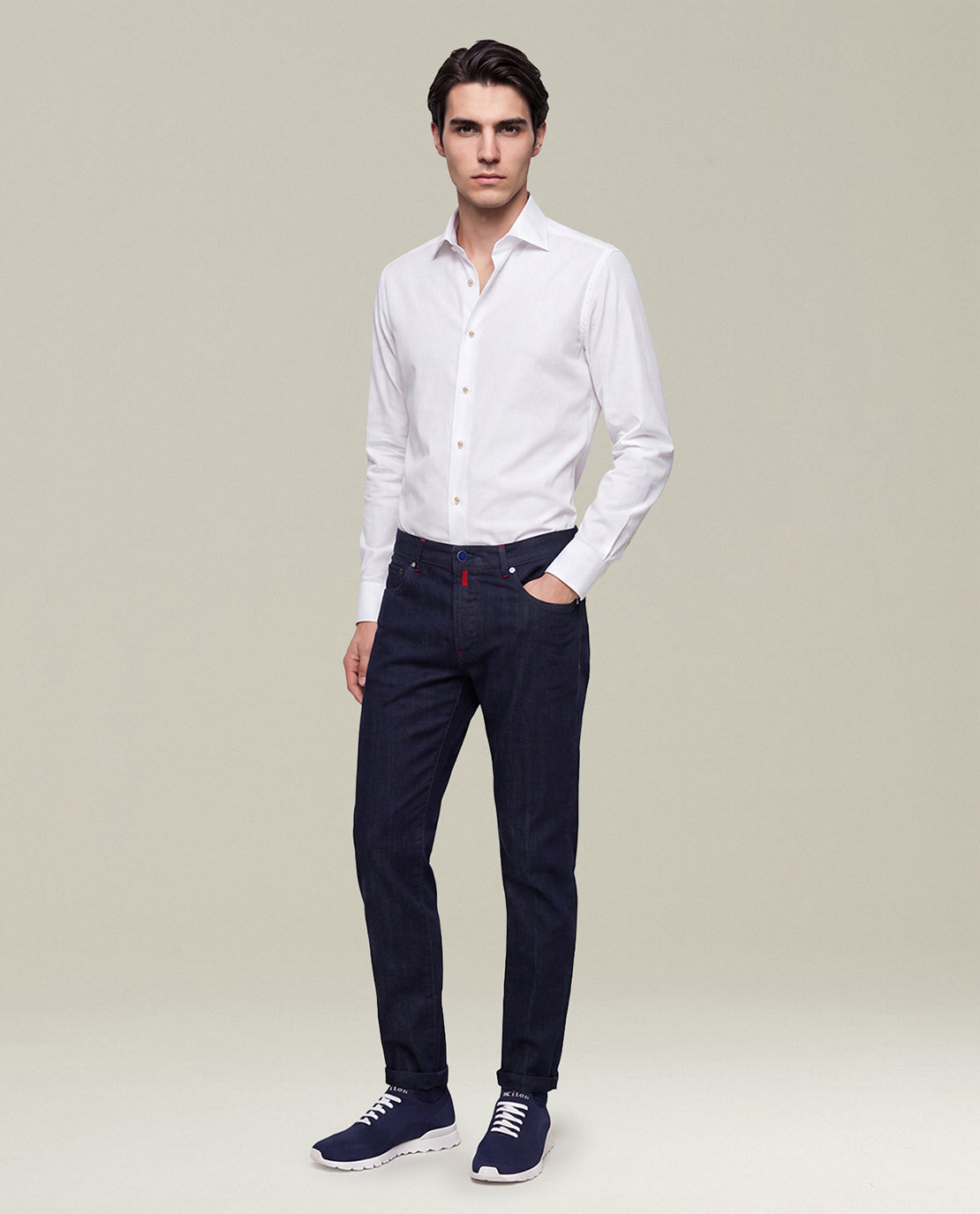 WHITE PURE COTTON SHIRT