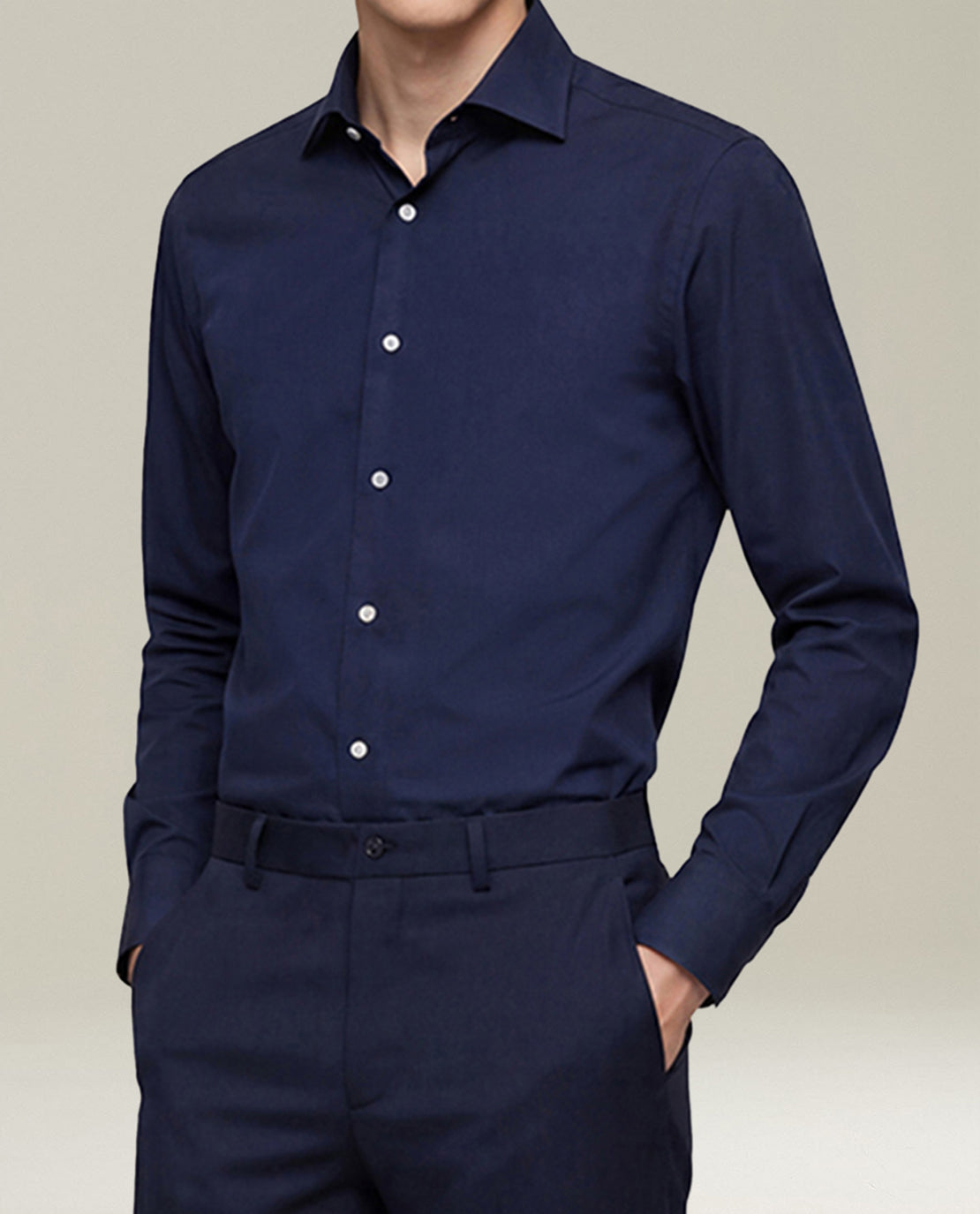 CASUAL SHIRT IN NIGHT BLUE DENIM
