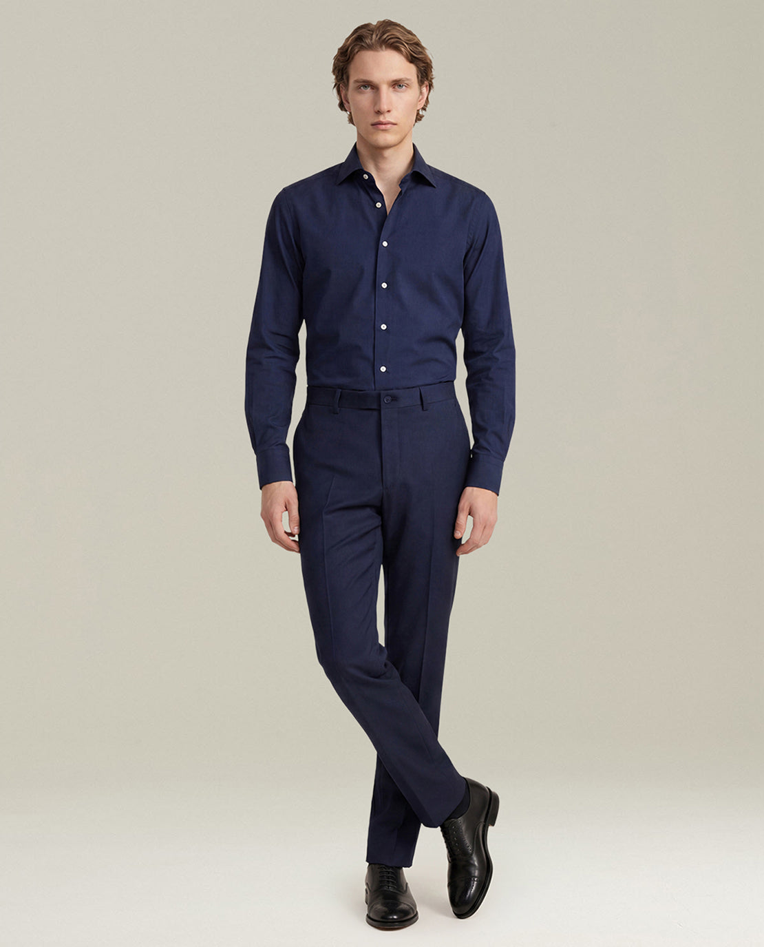 CASUAL SHIRT IN NIGHT BLUE DENIM