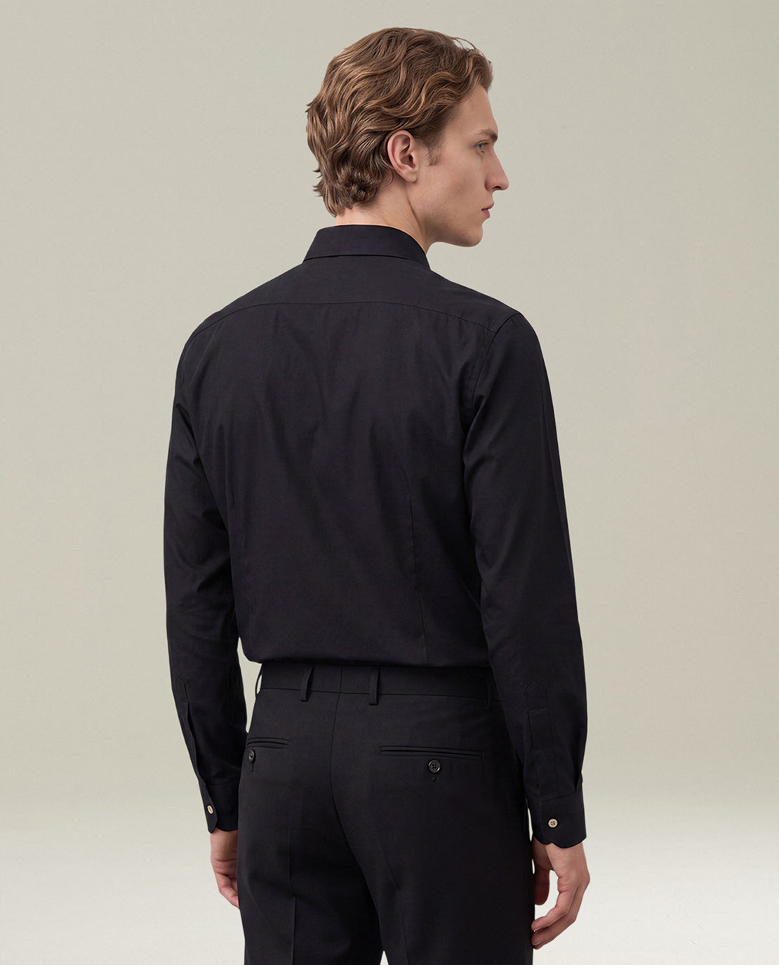BLACK COTTON SHIRT