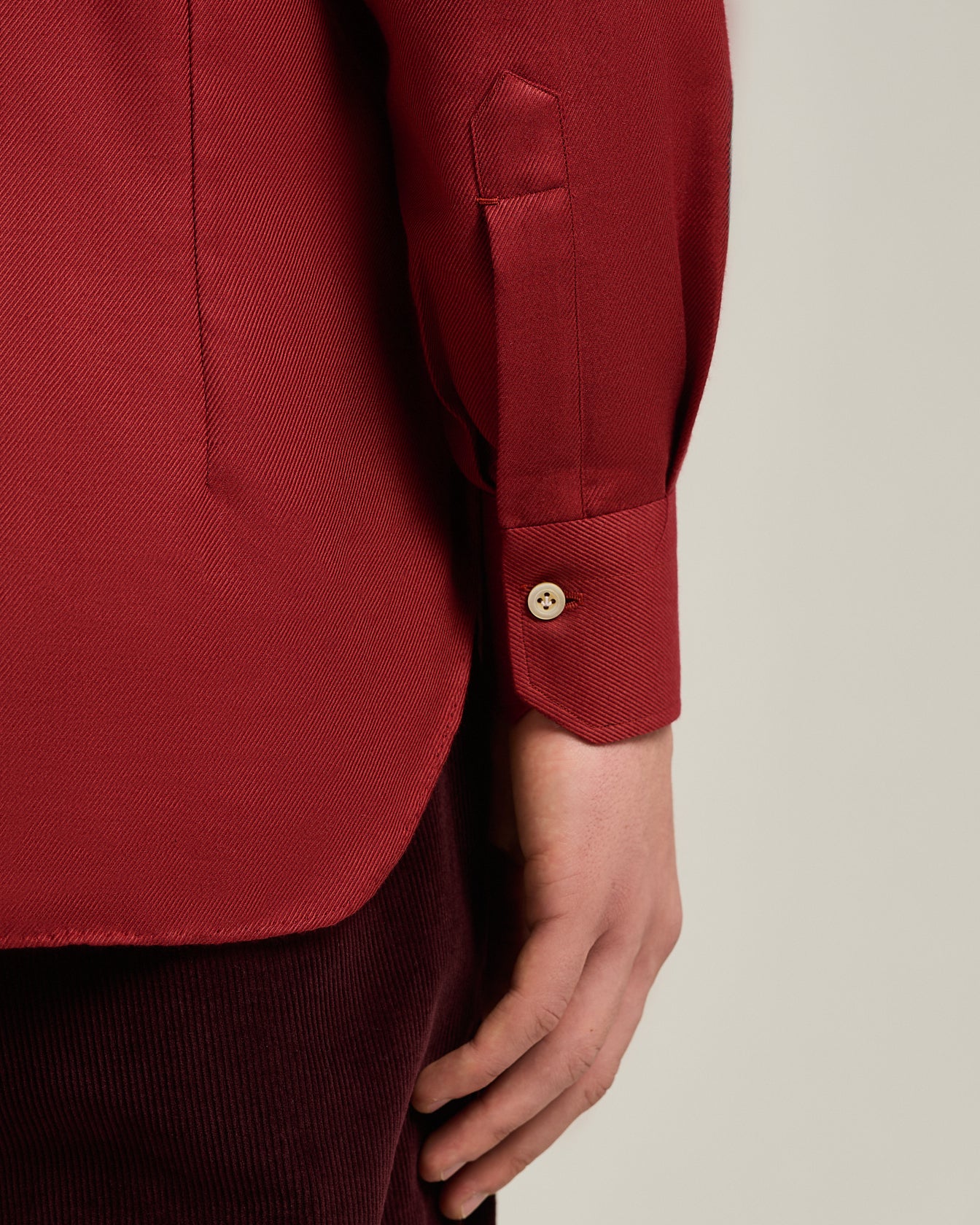 COTTON AND CASHMERE FLANNEL SHIRT