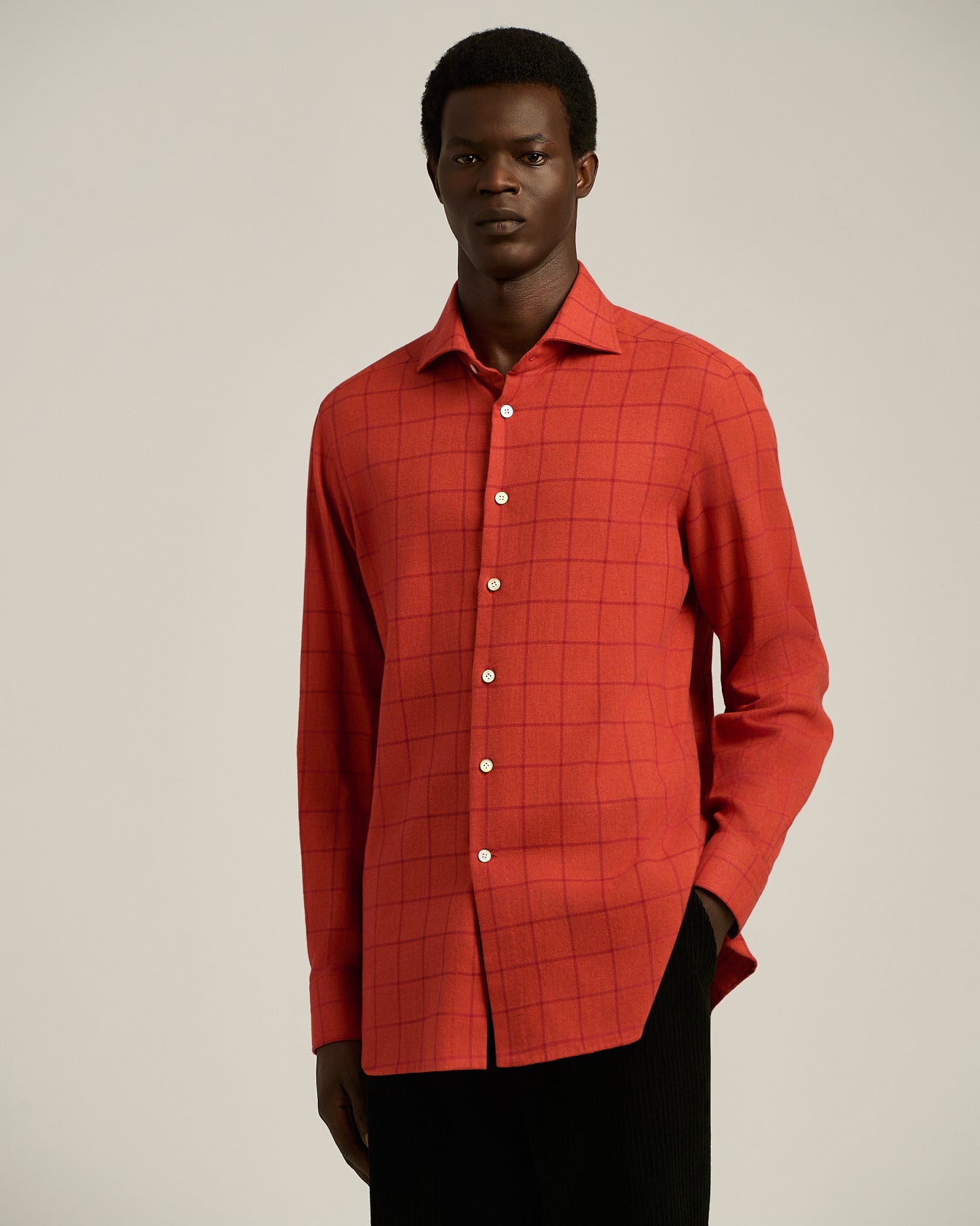 CHECKED FLANNEL SHIRT