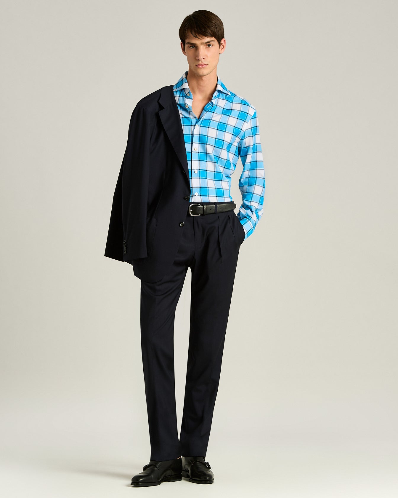 PURE COTTON CHECKED SHIRT