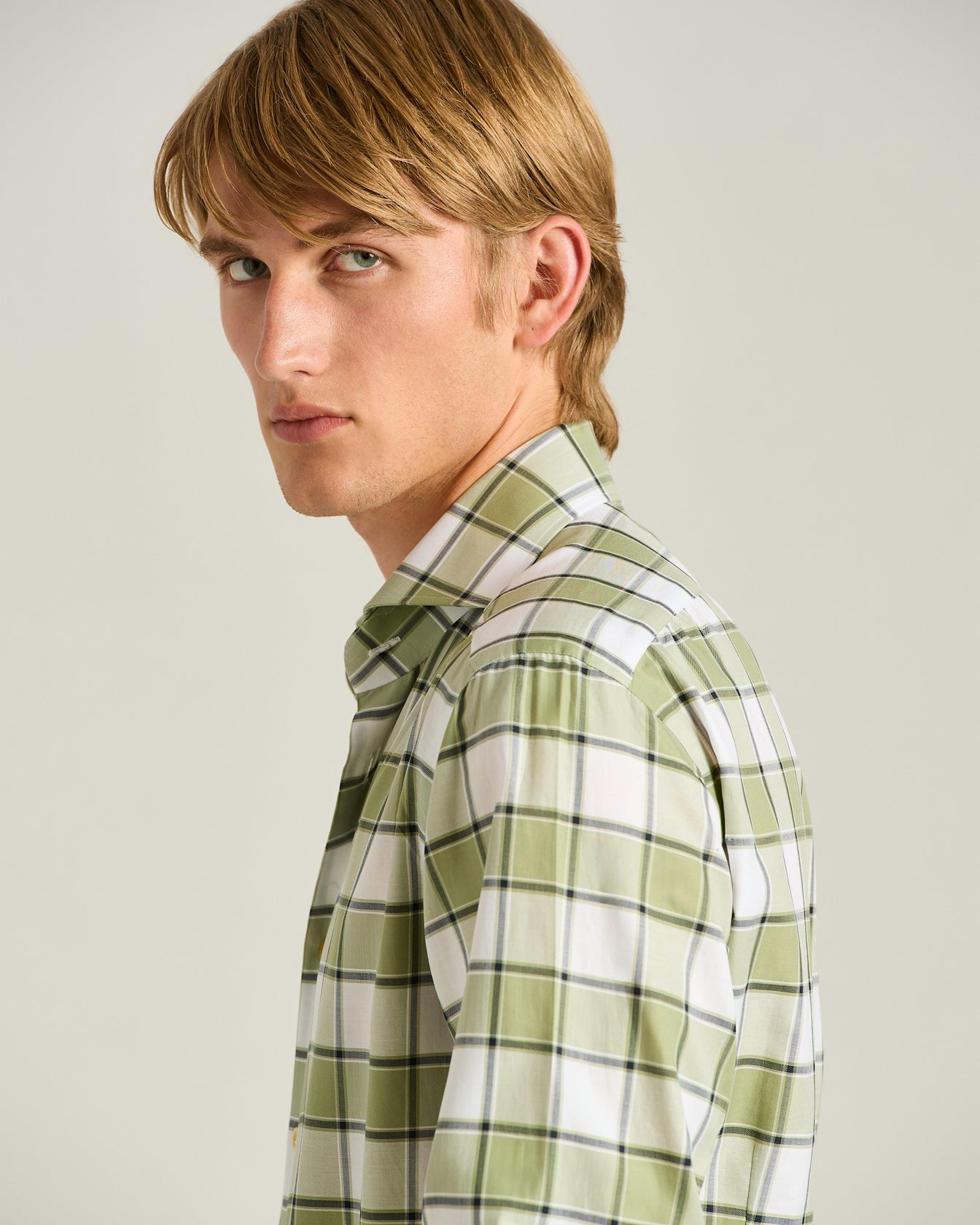 CHECKED COTTON SHIRT
