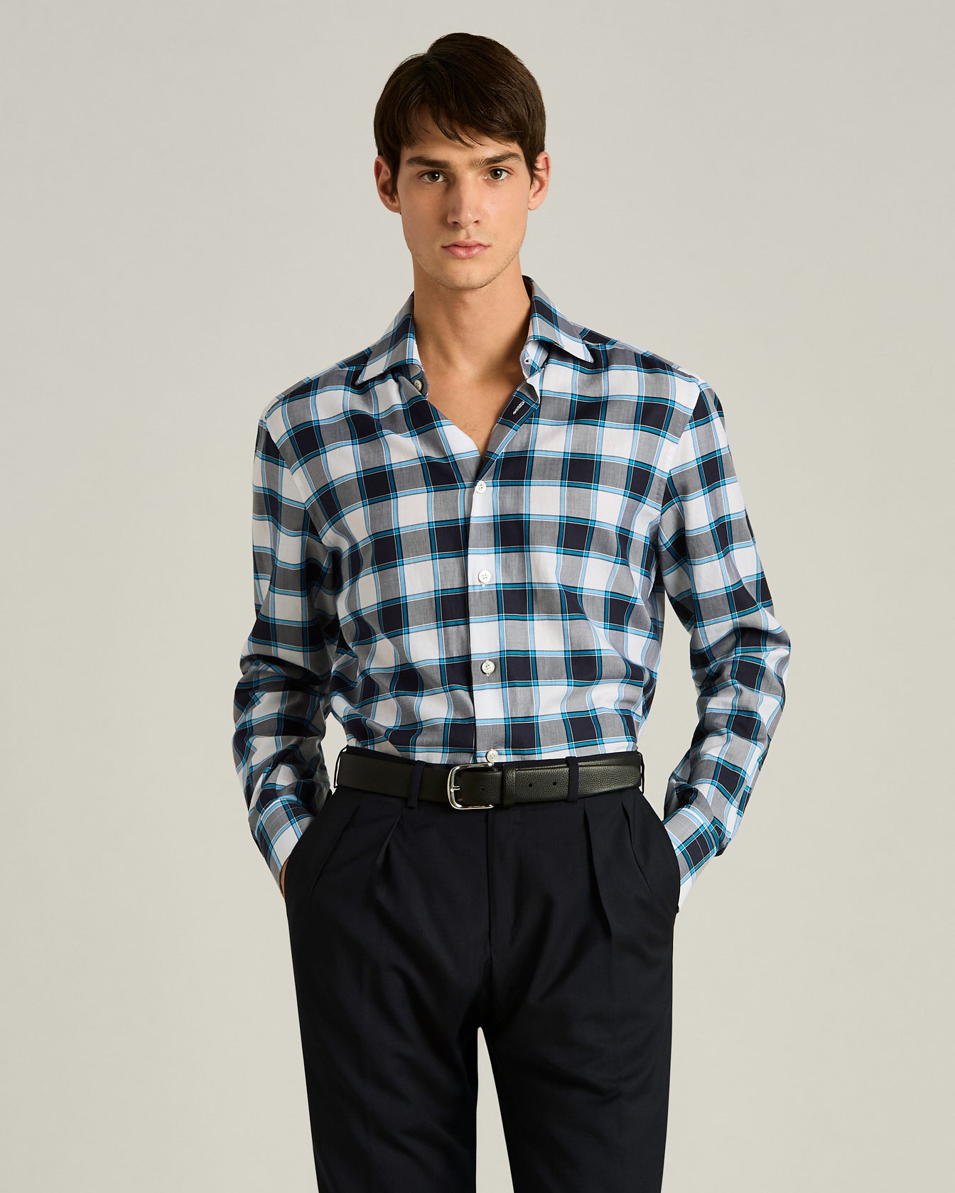 CHECKED COTTON SHIRT