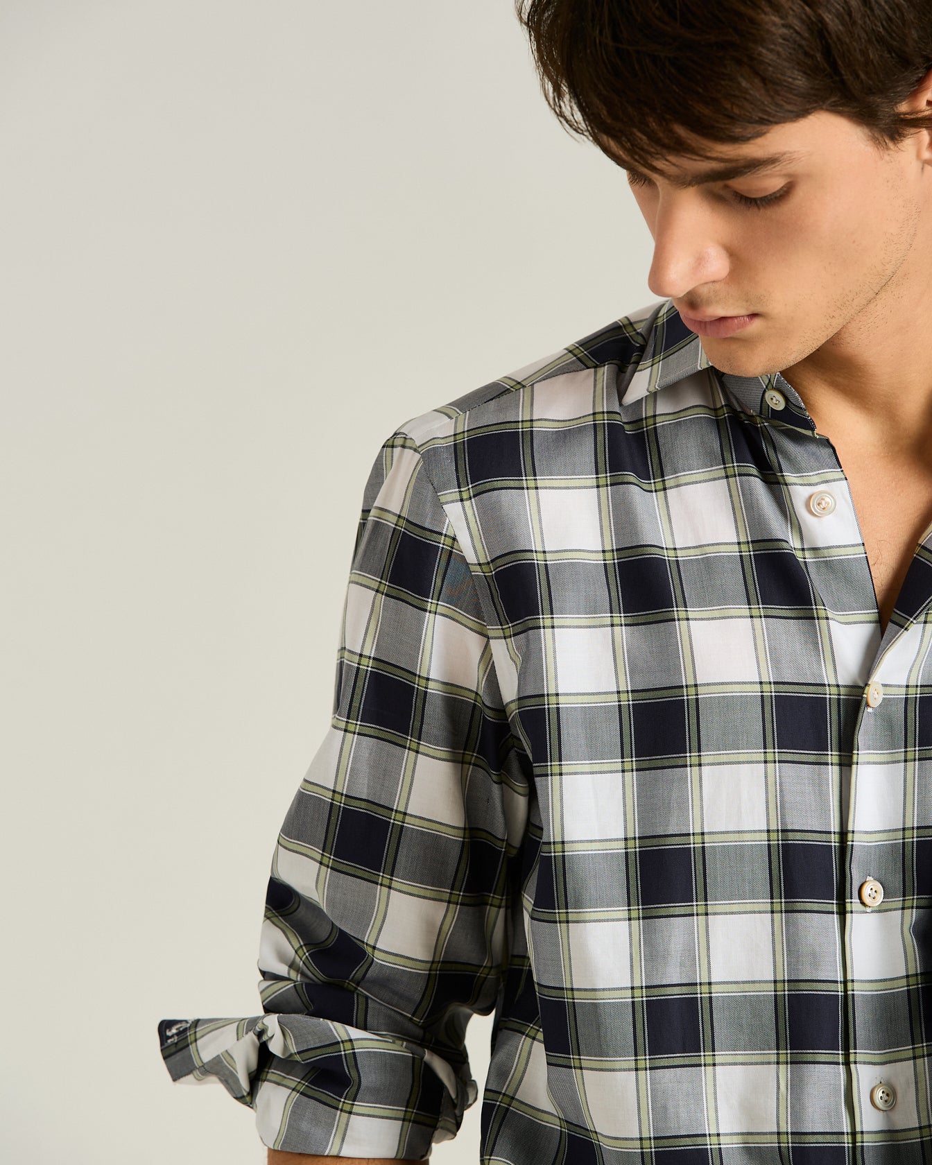 CHECKED COTTON SHIRT