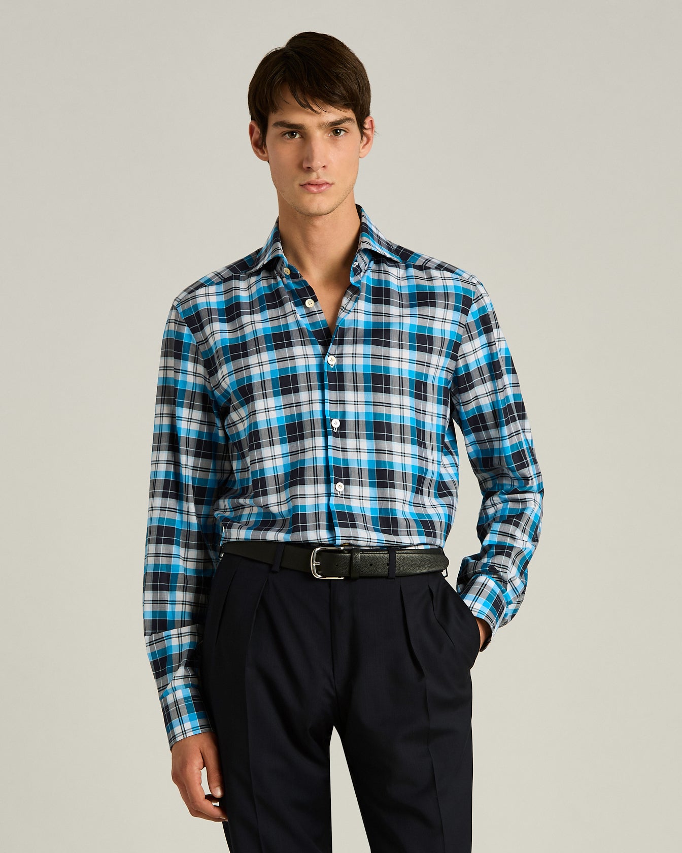 CHECKED COTTON SHIRT